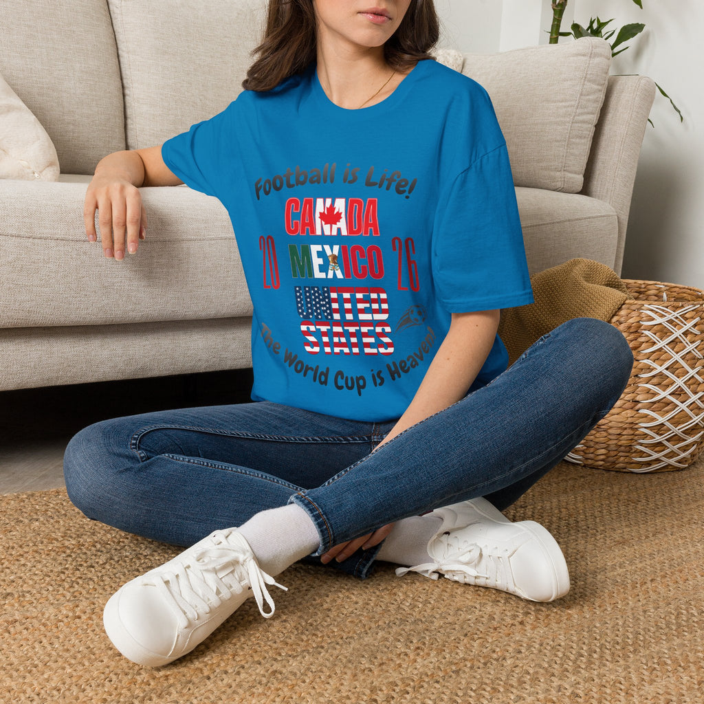Canada Mexico USA 2026 World Cup | Heaven | Dark Text | Lightweight