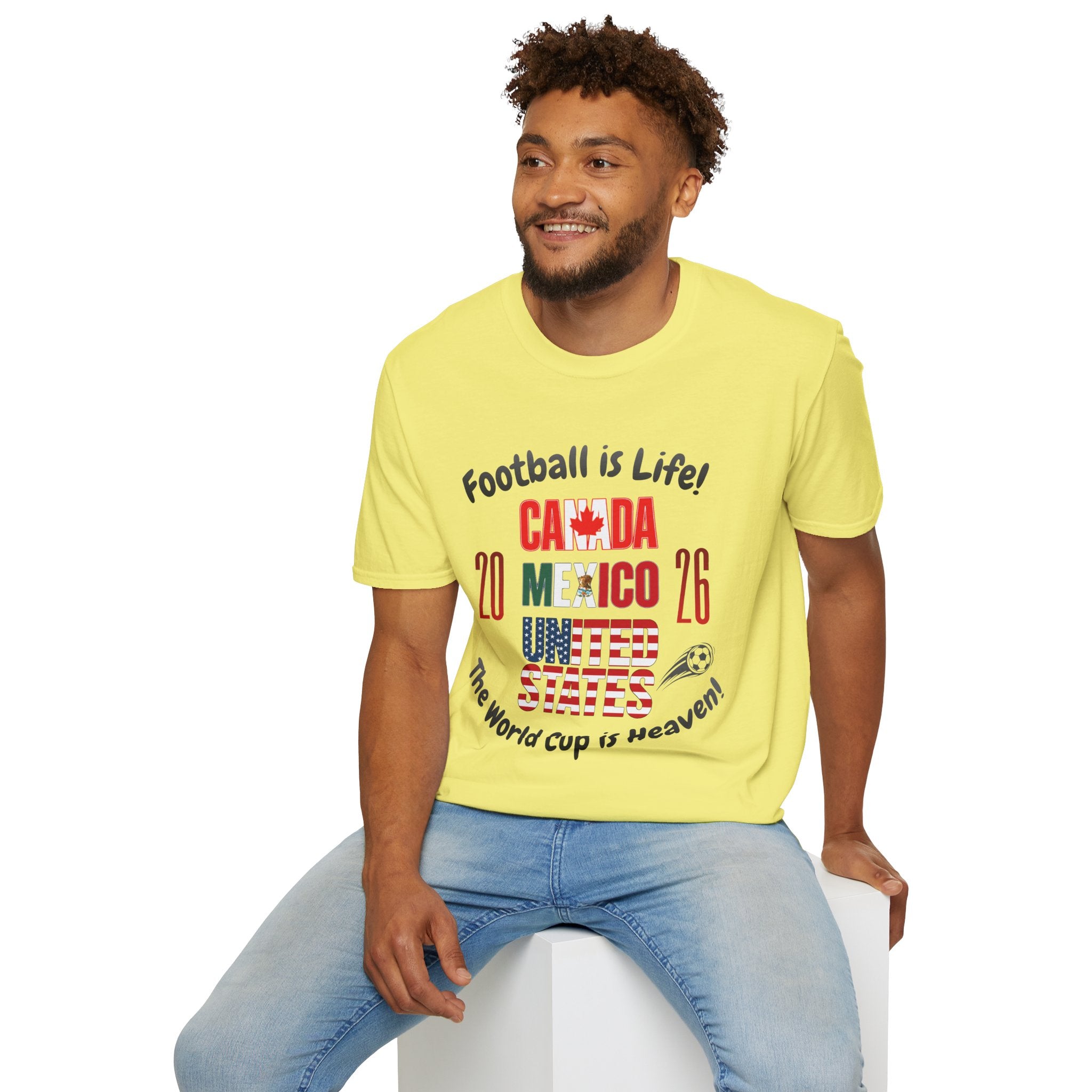 Canada Mexico USA 2026 World Cup | Heaven | Dark Text | Lightweight