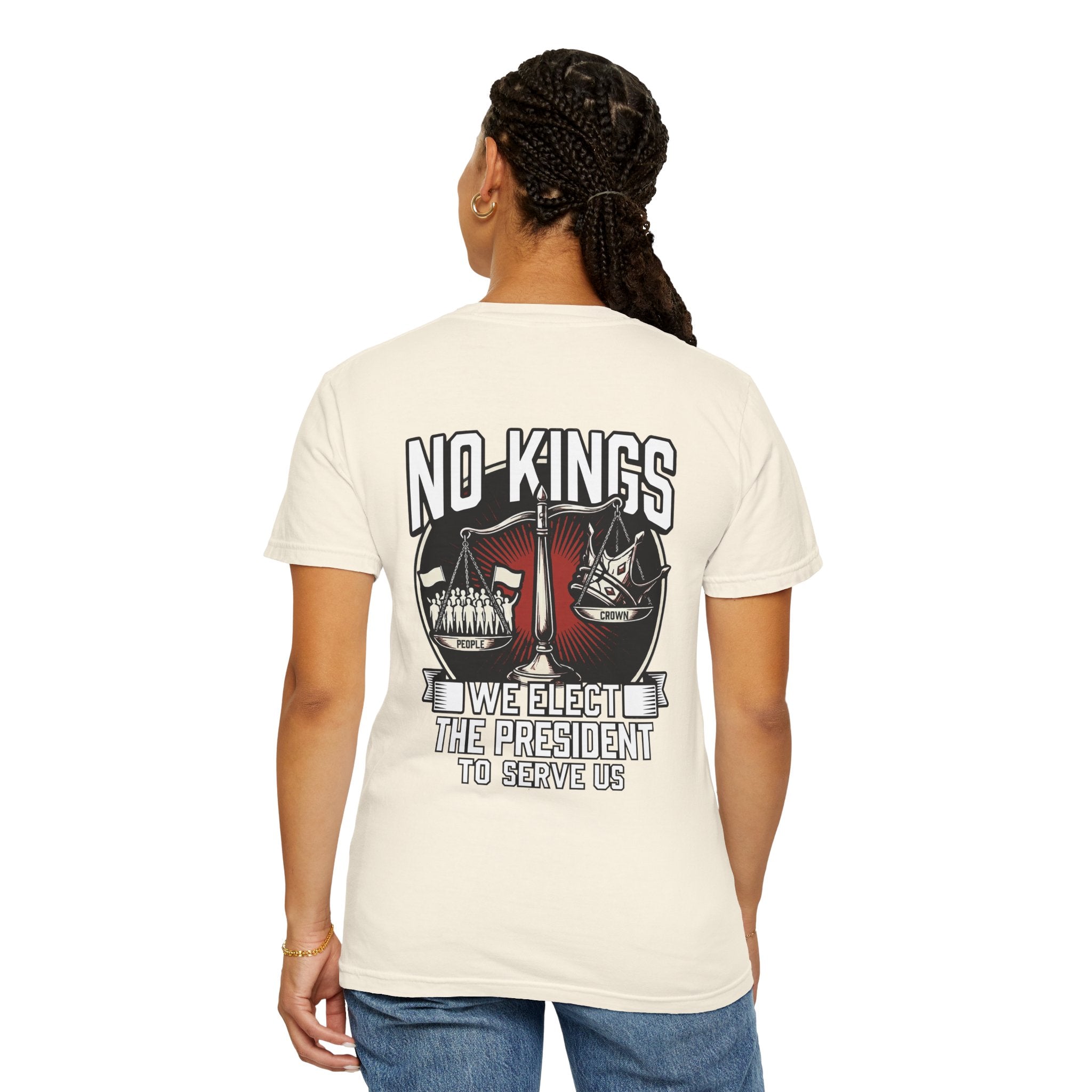No Kings (Front & Back Printed) —  Protest Graphic Tee