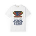 Super Citizen Graphic T-Shirt — "Pays More Tax Than" Protest Tee (Blue Text) -  A protest tee for everyday people. Regular citizens pay more taxes than wealthy ones.  Wear it to show your frustration...