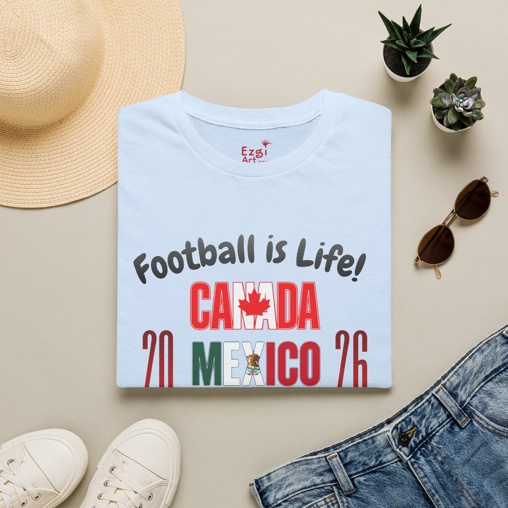 Canada Mexico USA 2026 World Cup | Heaven | Dark Text | Lightweight