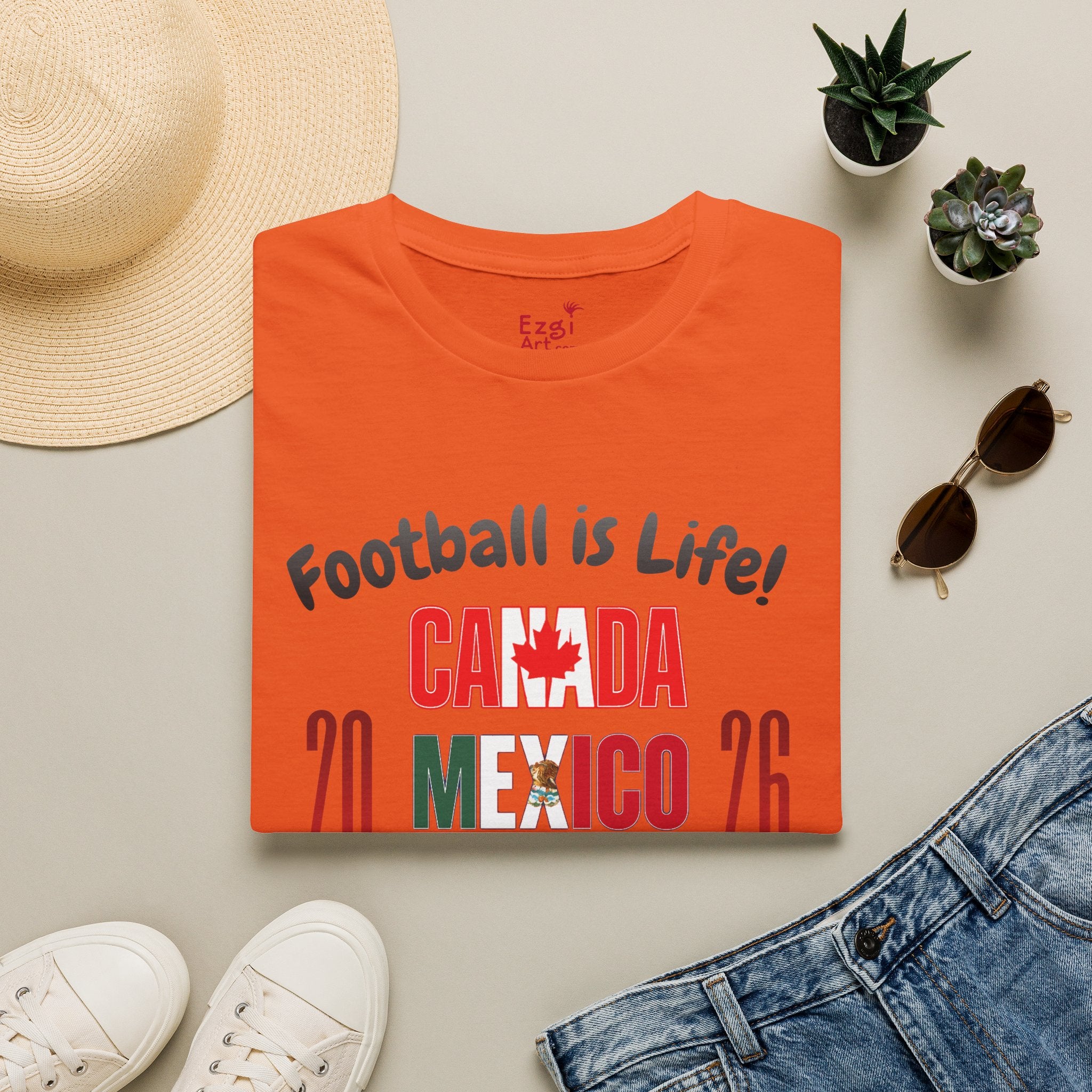 Canada Mexico USA 2026 World Cup | Heaven | Dark Text | Lightweight