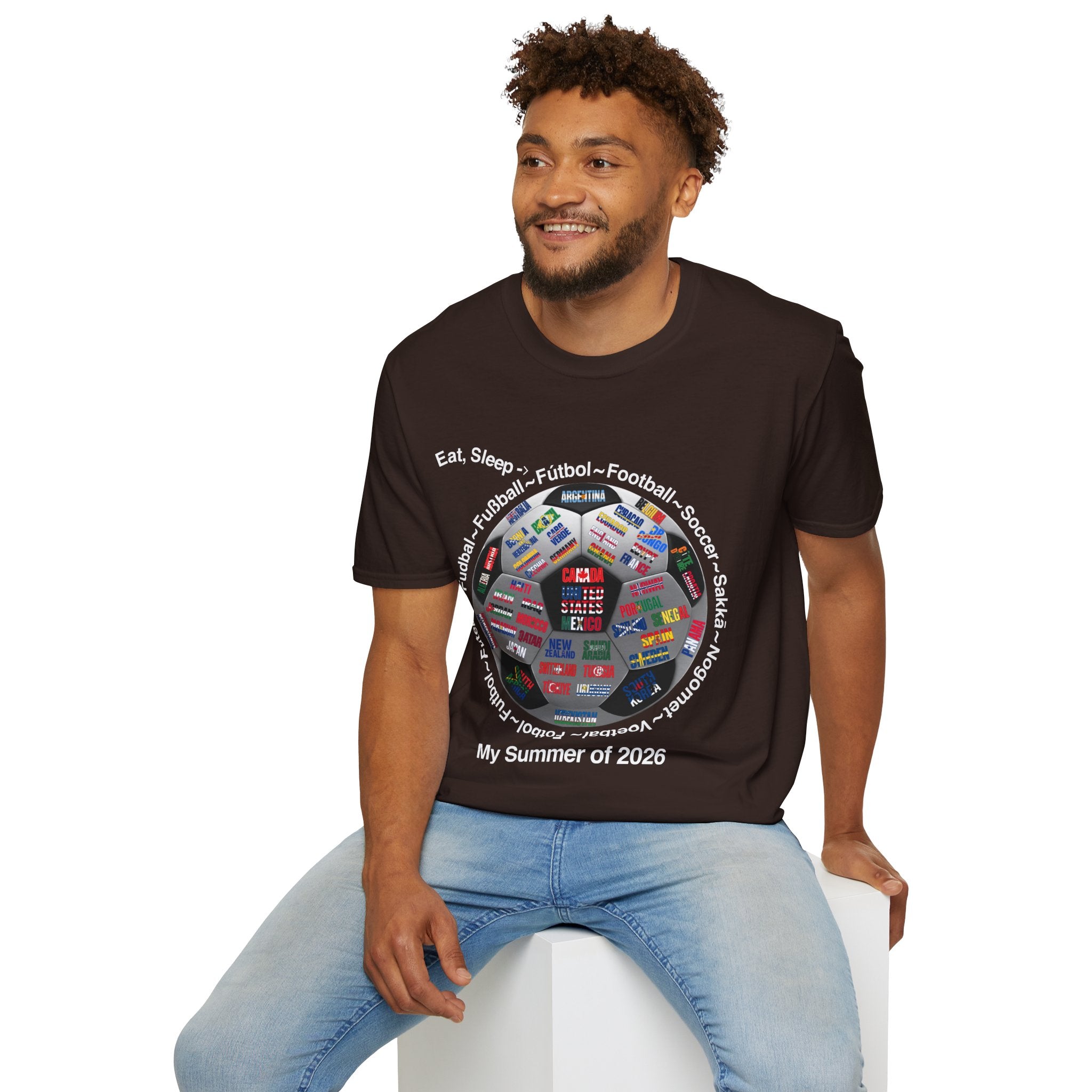 Soccer World Cup | “Eat, Sleep, Football, My Summer 2026" | White or Black Text | Lightweight