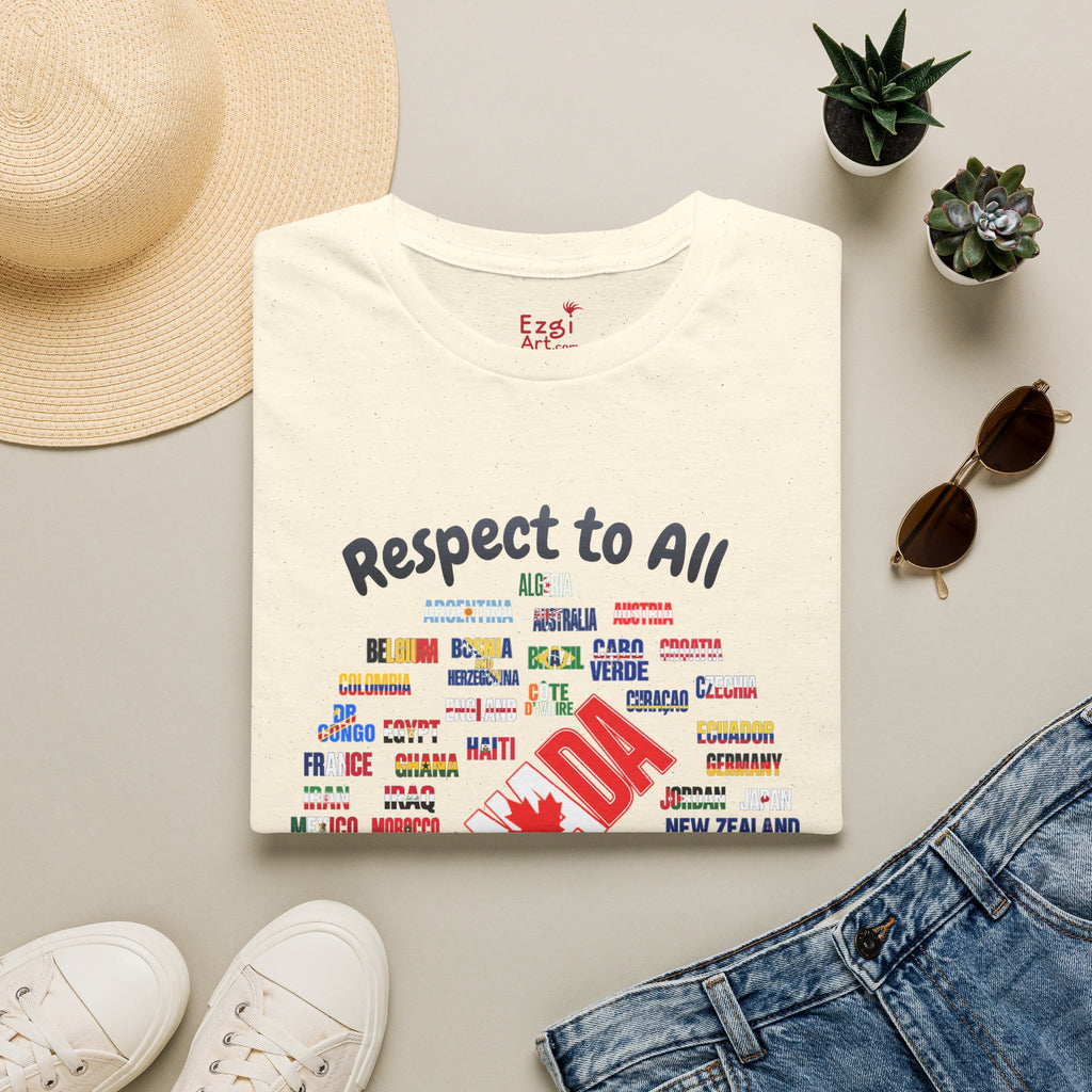 Canada Fan Soccer Tee | Dark Text | Lightweight