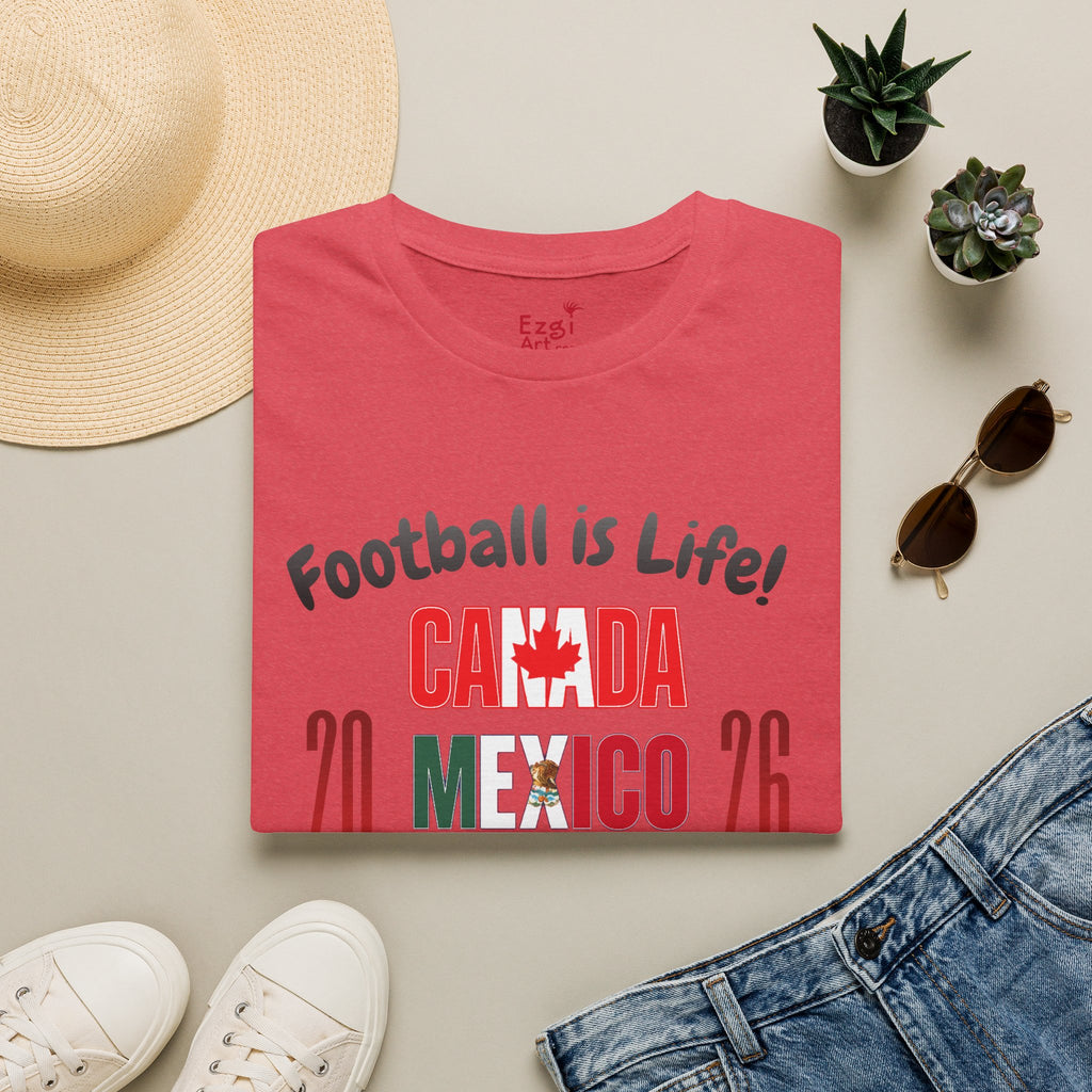 Canada Mexico USA 2026 World Cup | Heaven | Dark Text | Lightweight