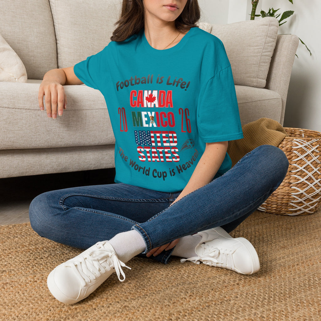 Canada Mexico USA 2026 World Cup | Heaven | Dark Text | Lightweight