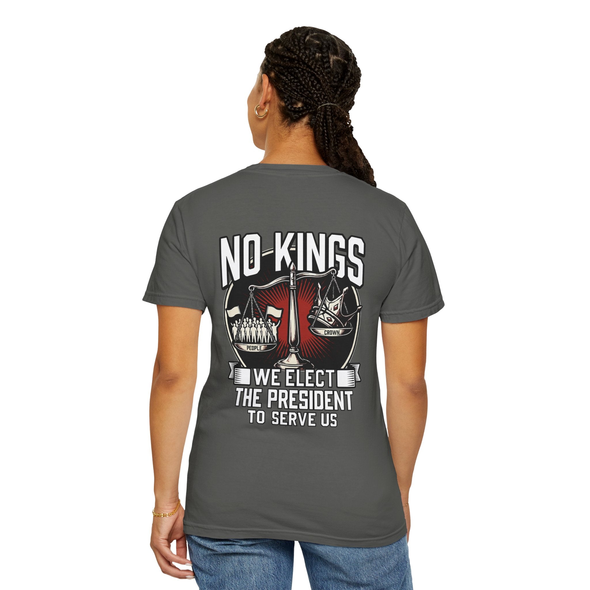 No Kings (Front & Back Printed) —  Protest Graphic Tee