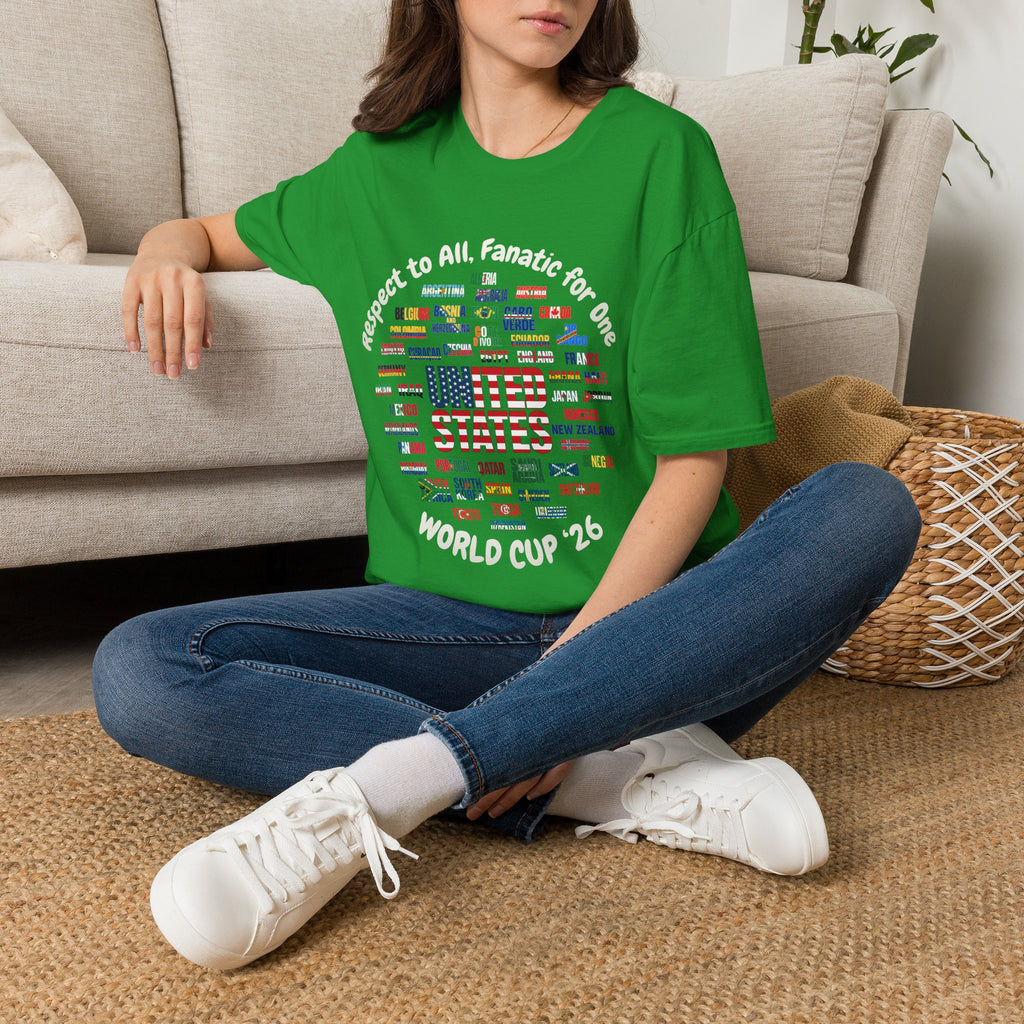 World Cup '26 | USA Fan | White Text | Lightweight