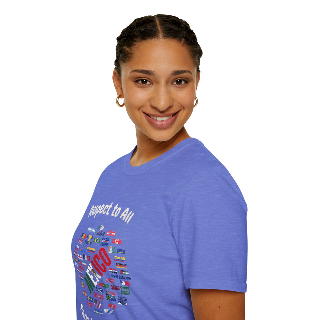 Mexico Fan Soccer Tee | White Text | Lightweight