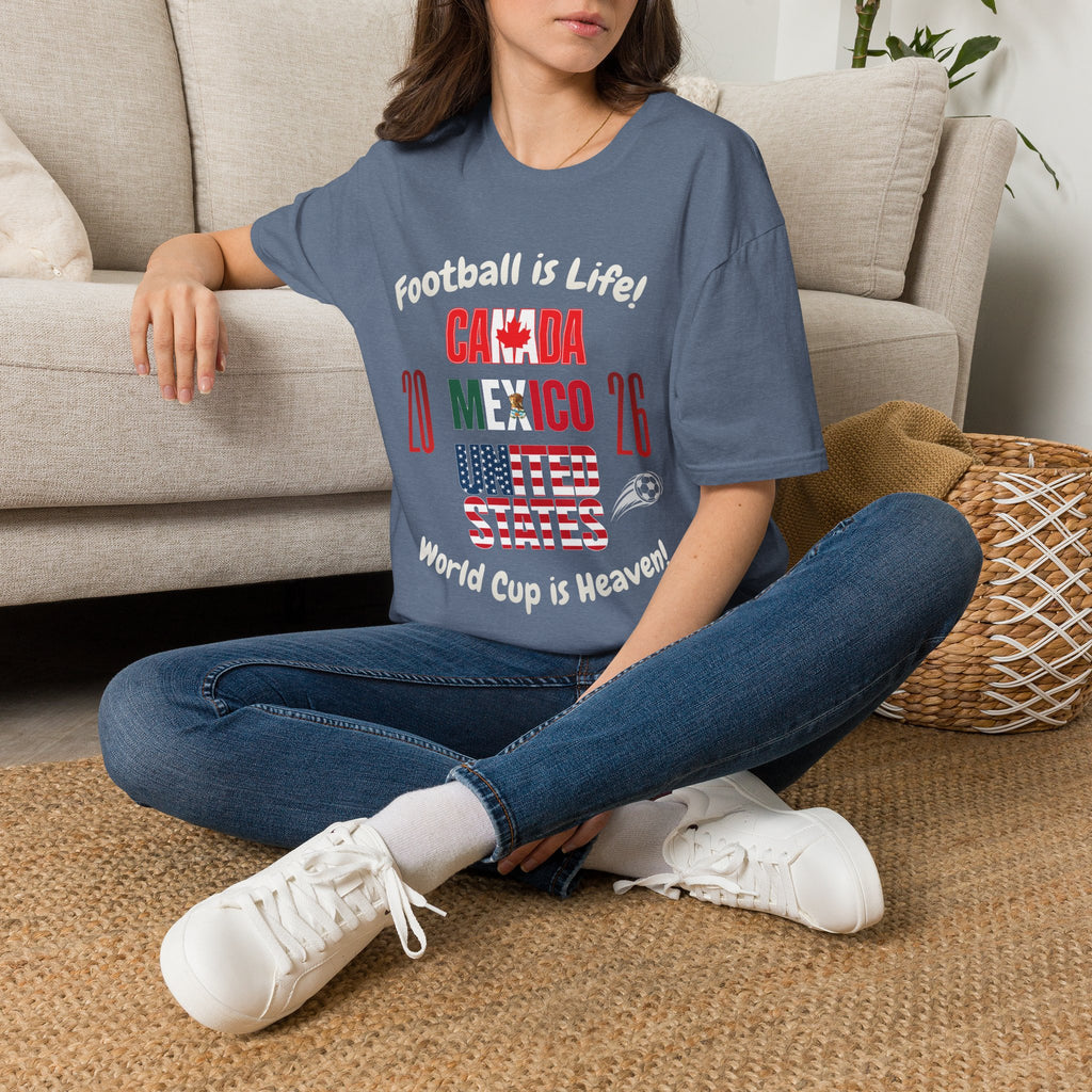 Canada Mexico USA 2026 World Cup | Heaven | White Text | Lightweight