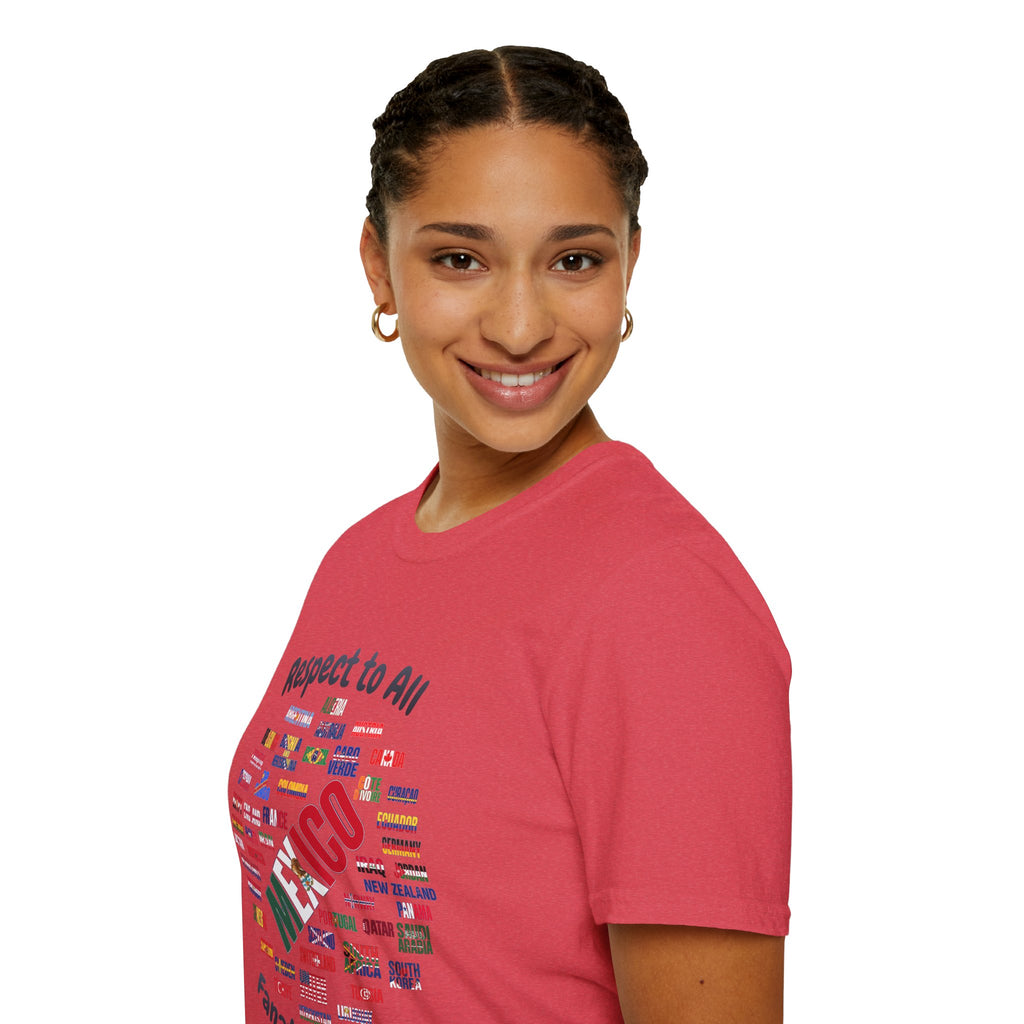 Mexico Fan Soccer Tee | Dark Text | Lightweight