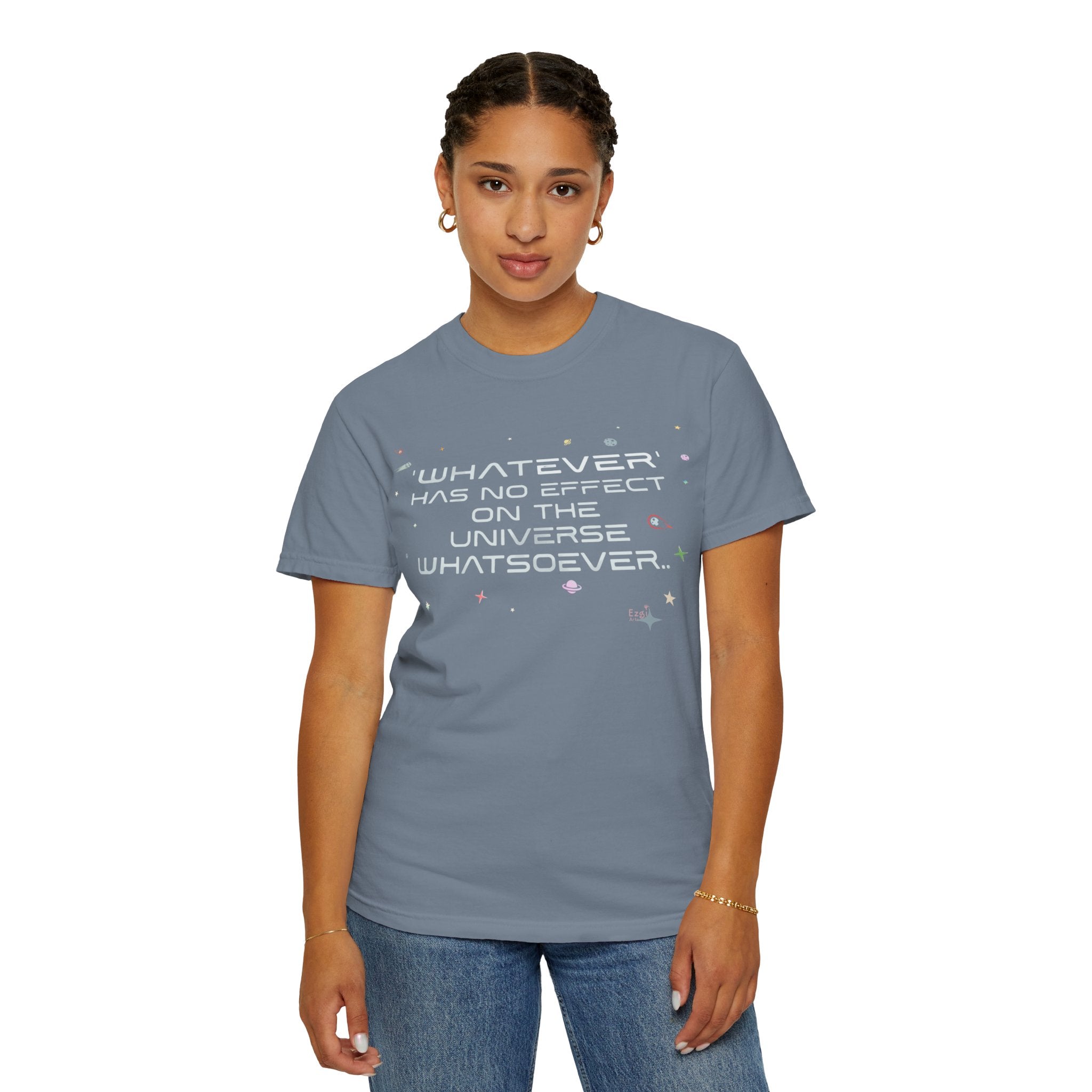 Whatever Universe T-Shirt — Pastel Space Graphic Tee