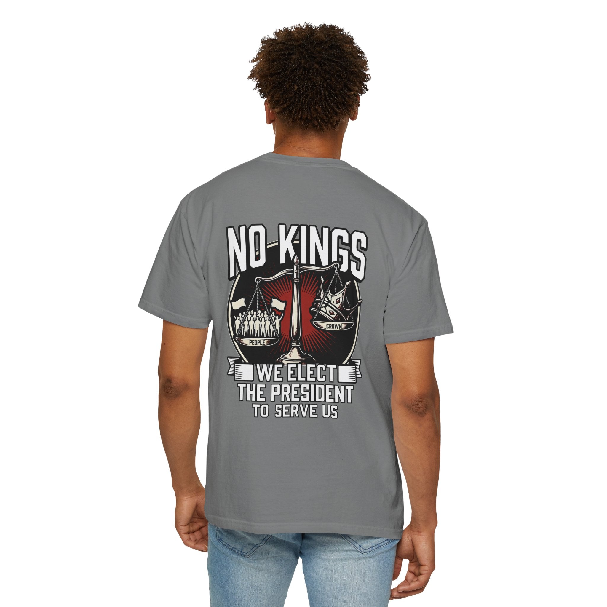 No Kings (Front & Back Printed) —  Protest Graphic Tee