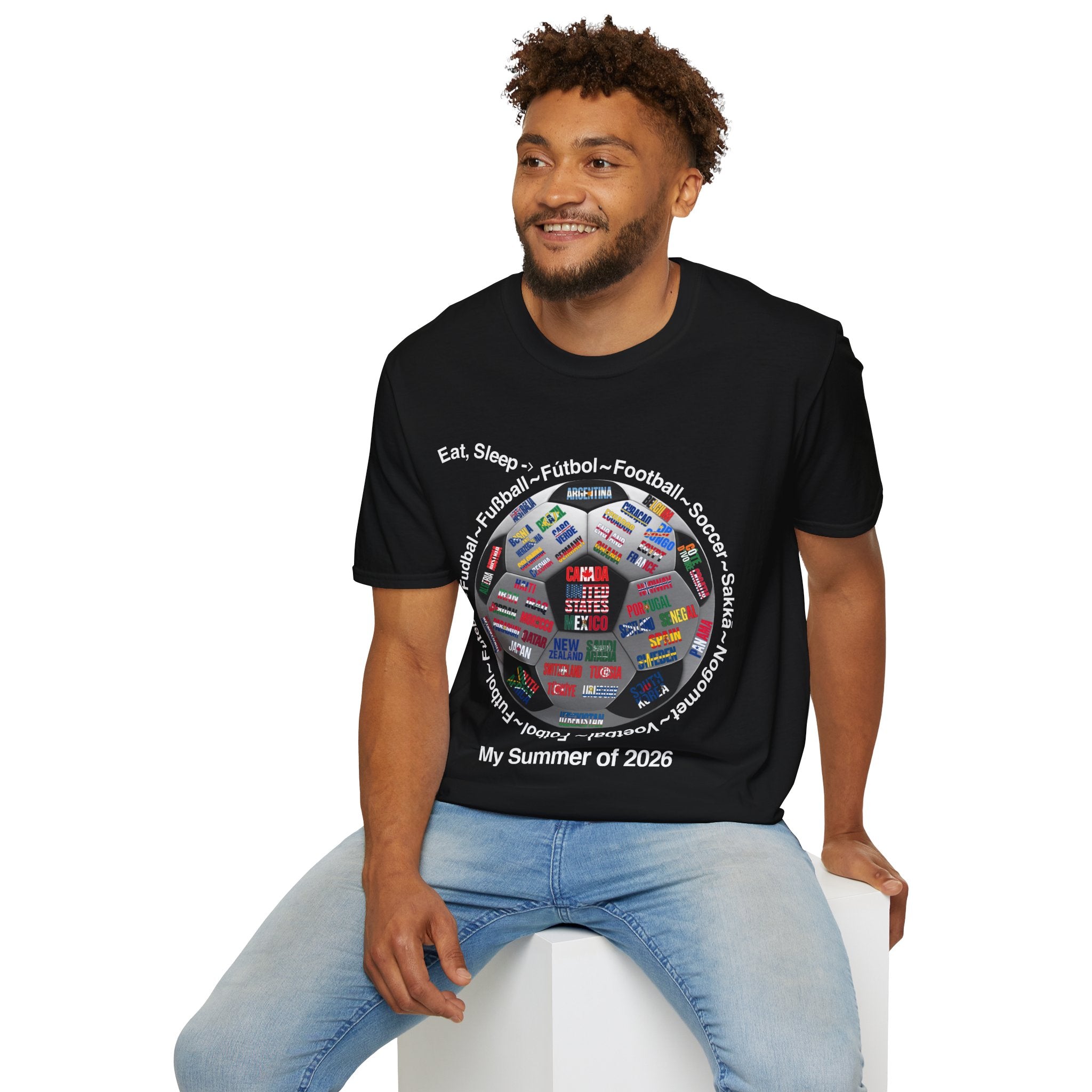 Soccer World Cup | “Eat, Sleep, Football, My Summer 2026" | White or Black Text | Lightweight