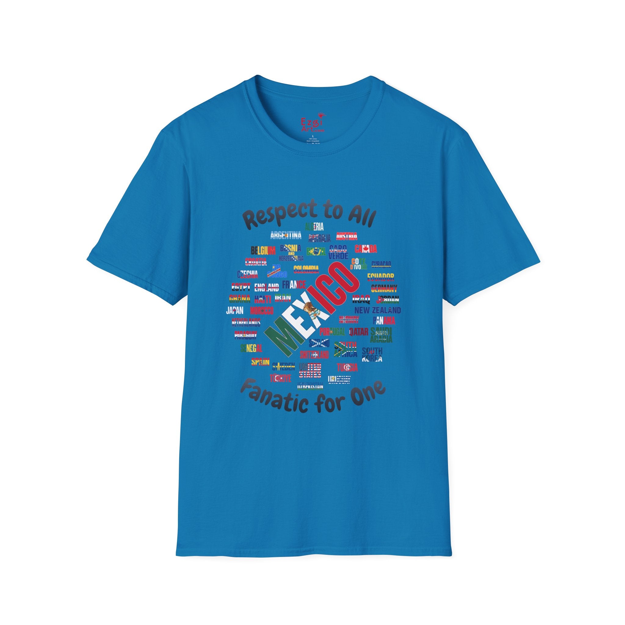 Mexico Fan Soccer Tee | Dark Text | Lightweight