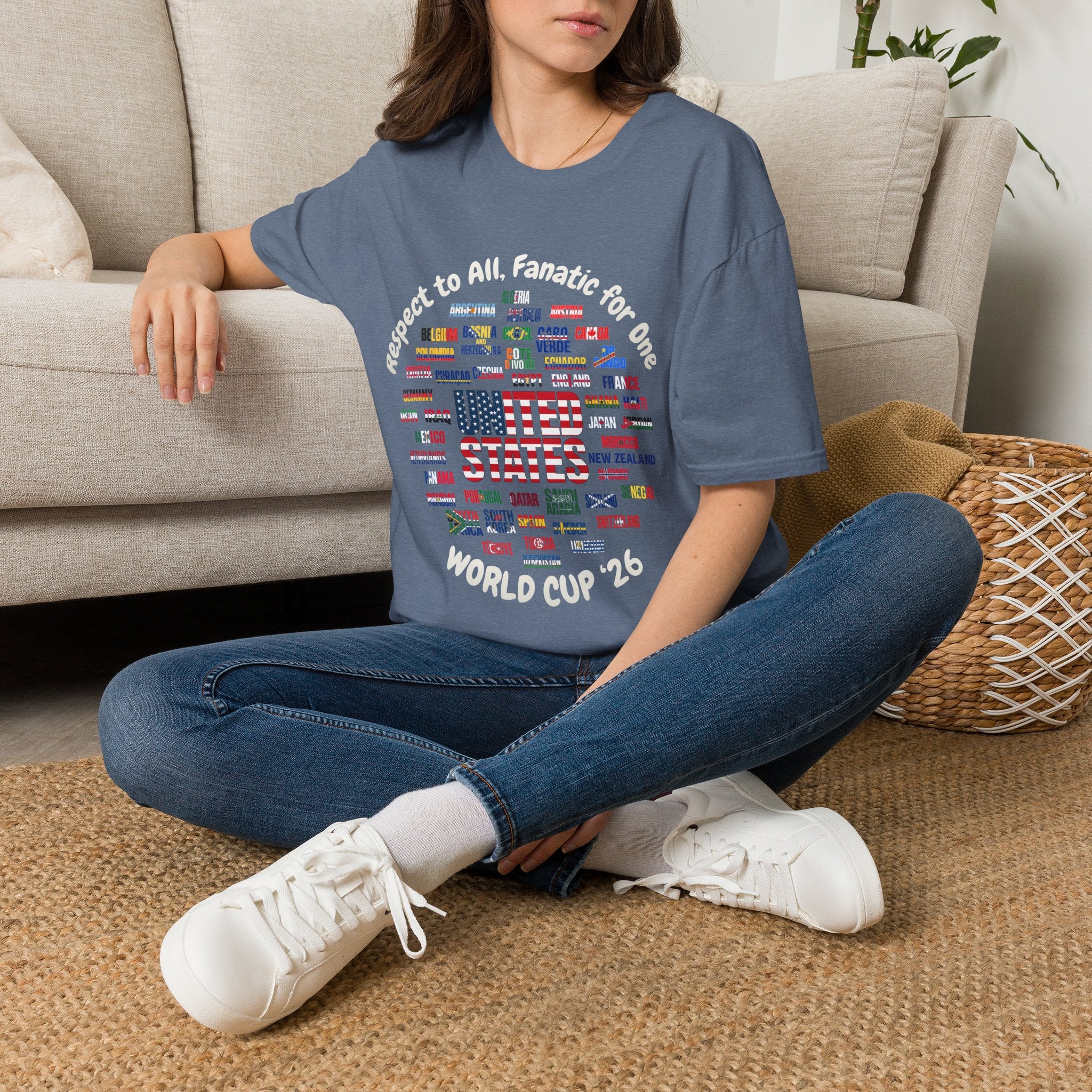 World Cup '26 | USA Fan | White Text | Lightweight