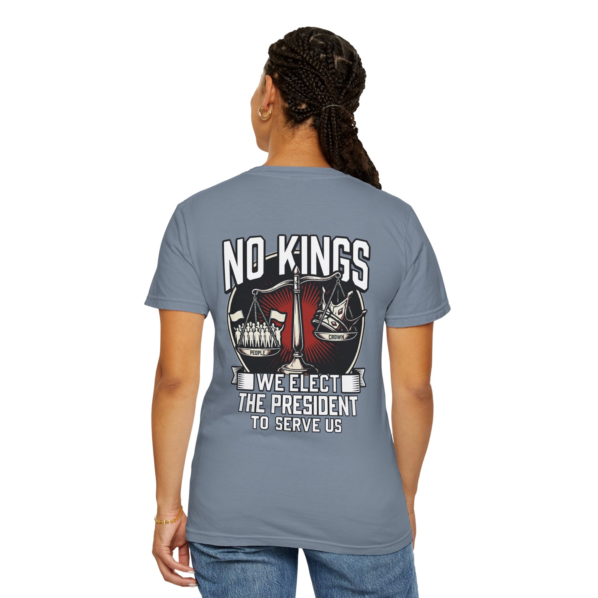 No Kings (Front & Back Printed) —  Protest Graphic Tee