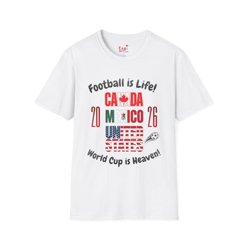 Canada Mexico USA 2026 World Cup | Heaven | Dark Text | Lightweight