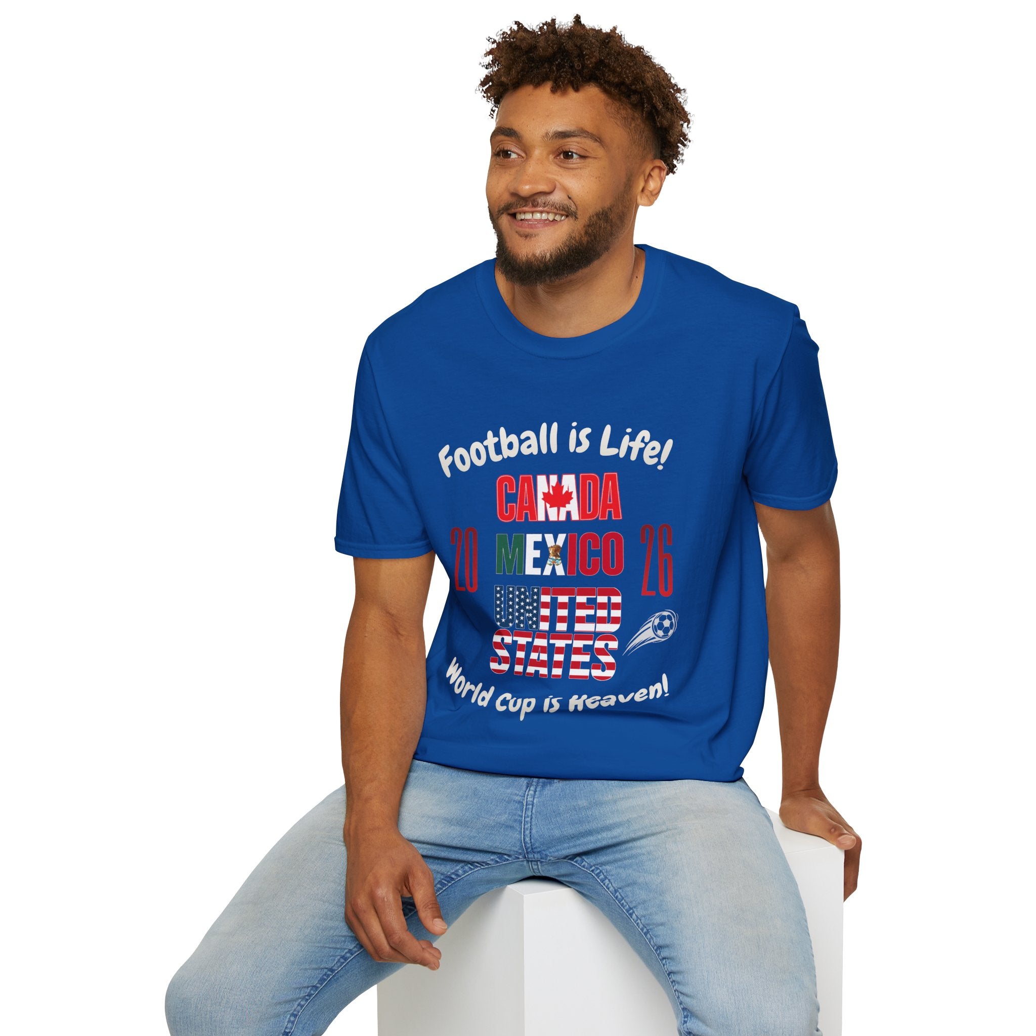 Canada Mexico USA 2026 World Cup | Heaven | White Text | Lightweight