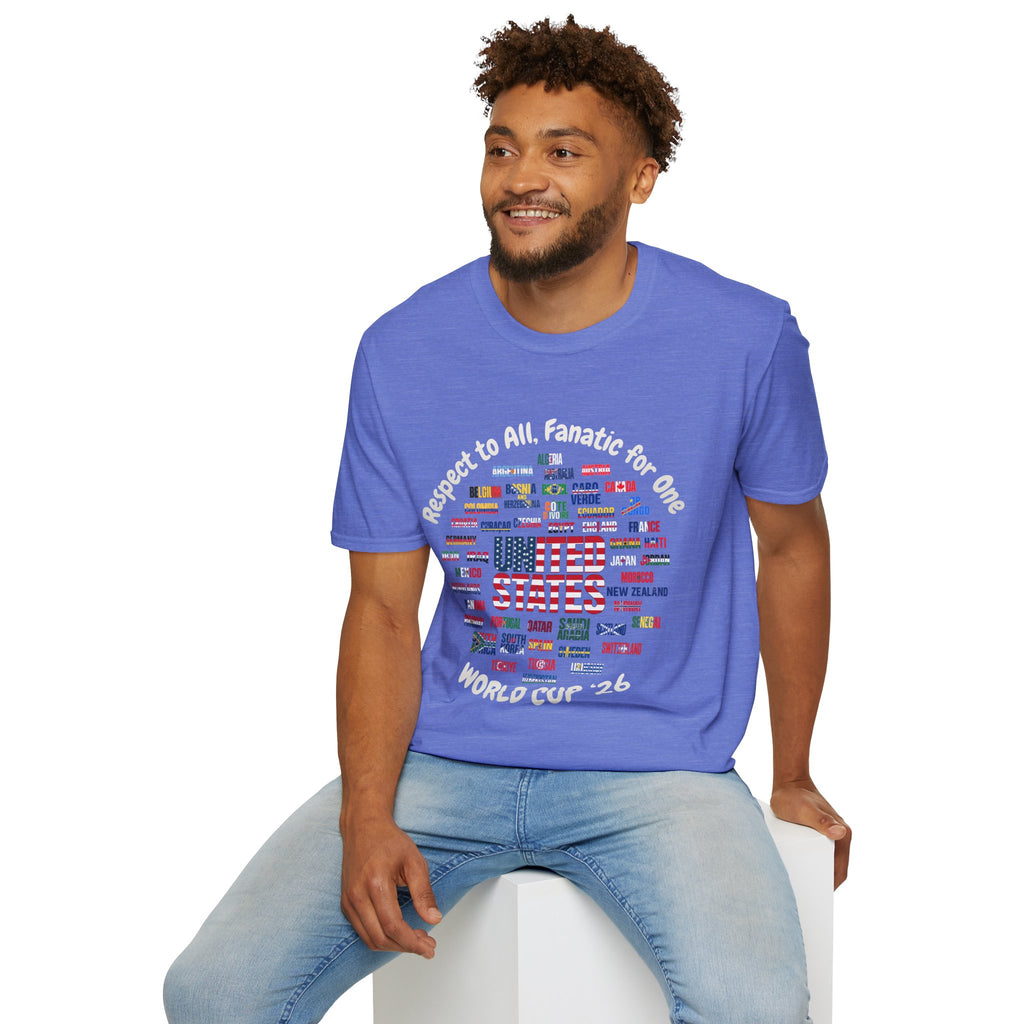 World Cup '26 | USA Fan | White Text | Lightweight