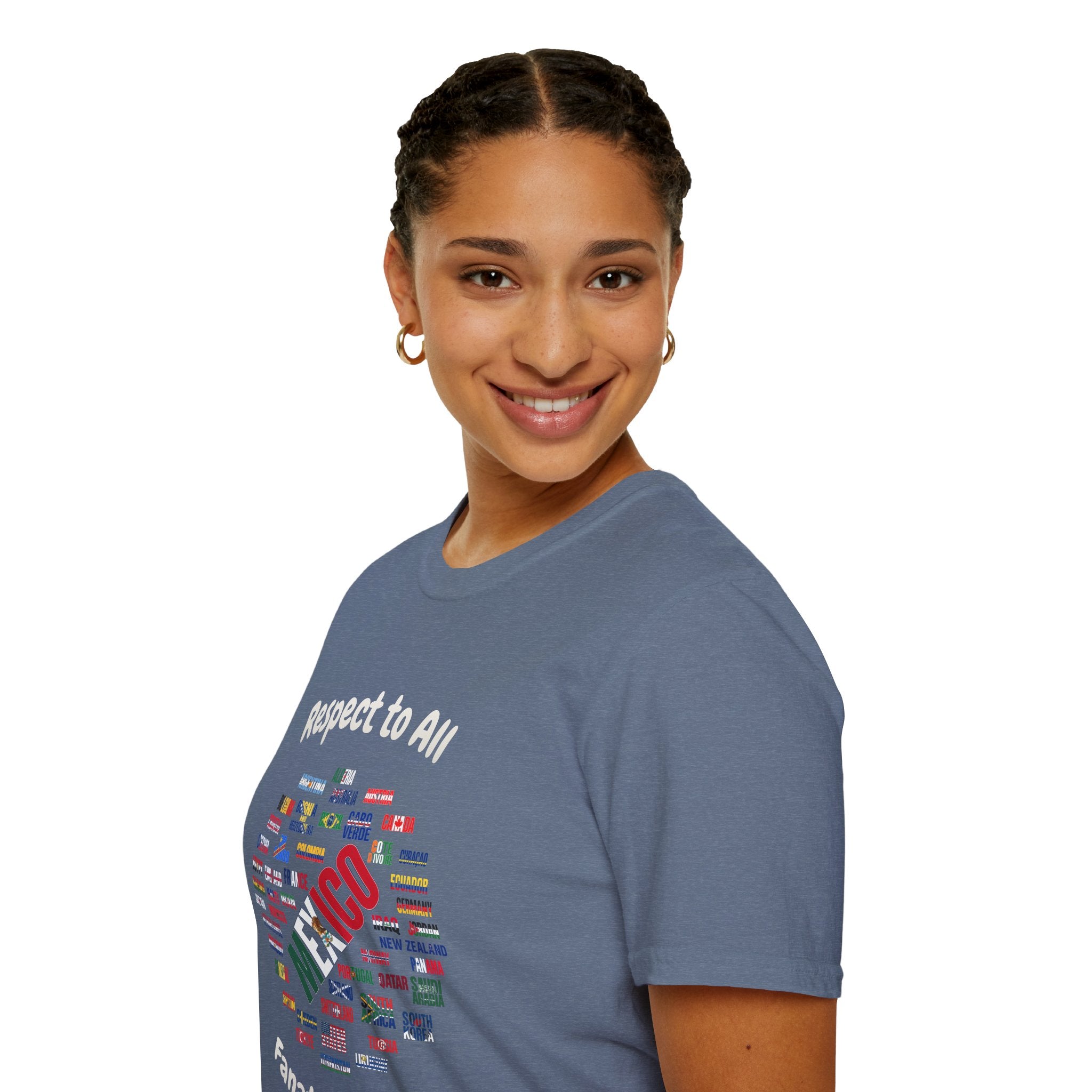Mexico Fan Soccer Tee | White Text | Lightweight