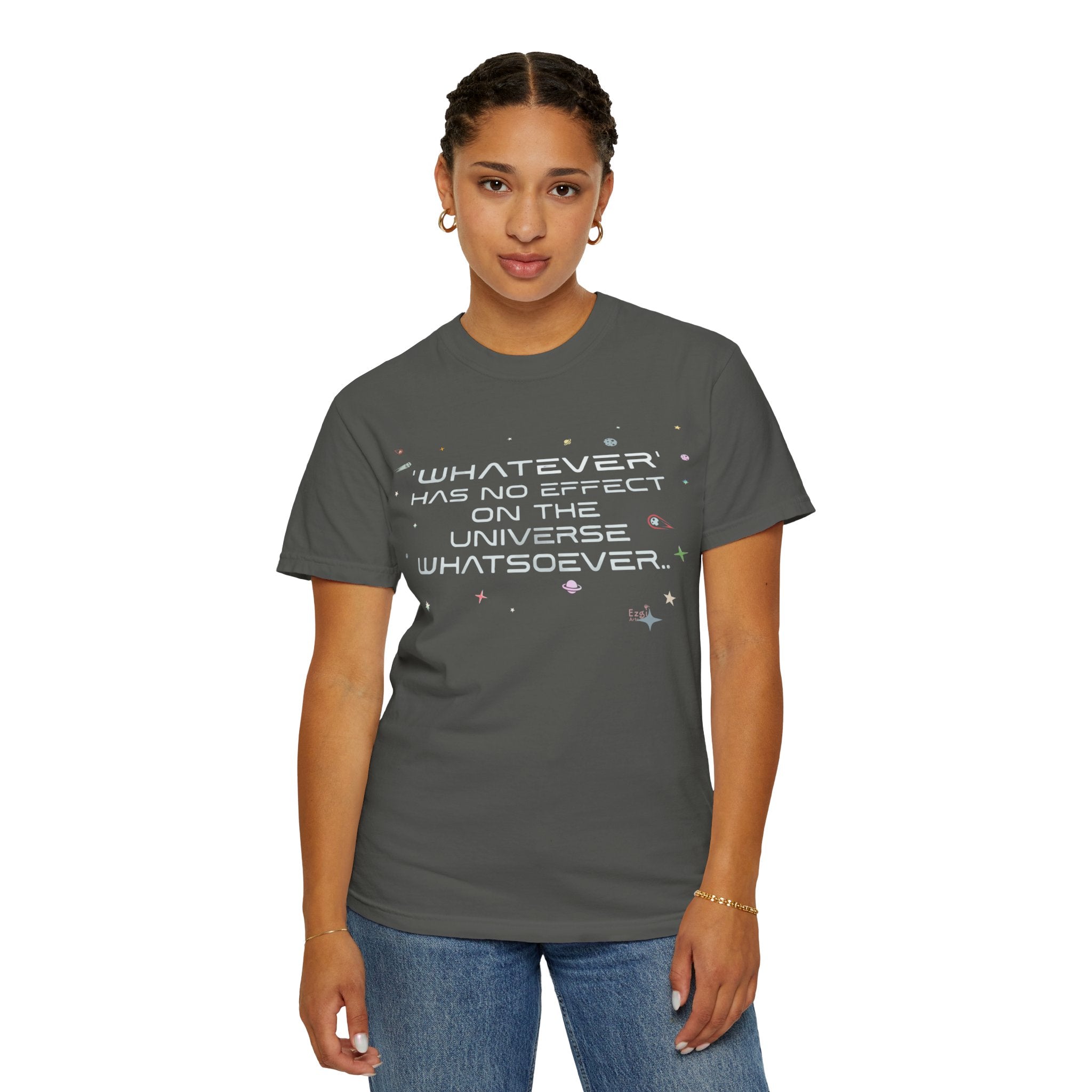 Whatever Universe T-Shirt — Pastel Space Graphic Tee