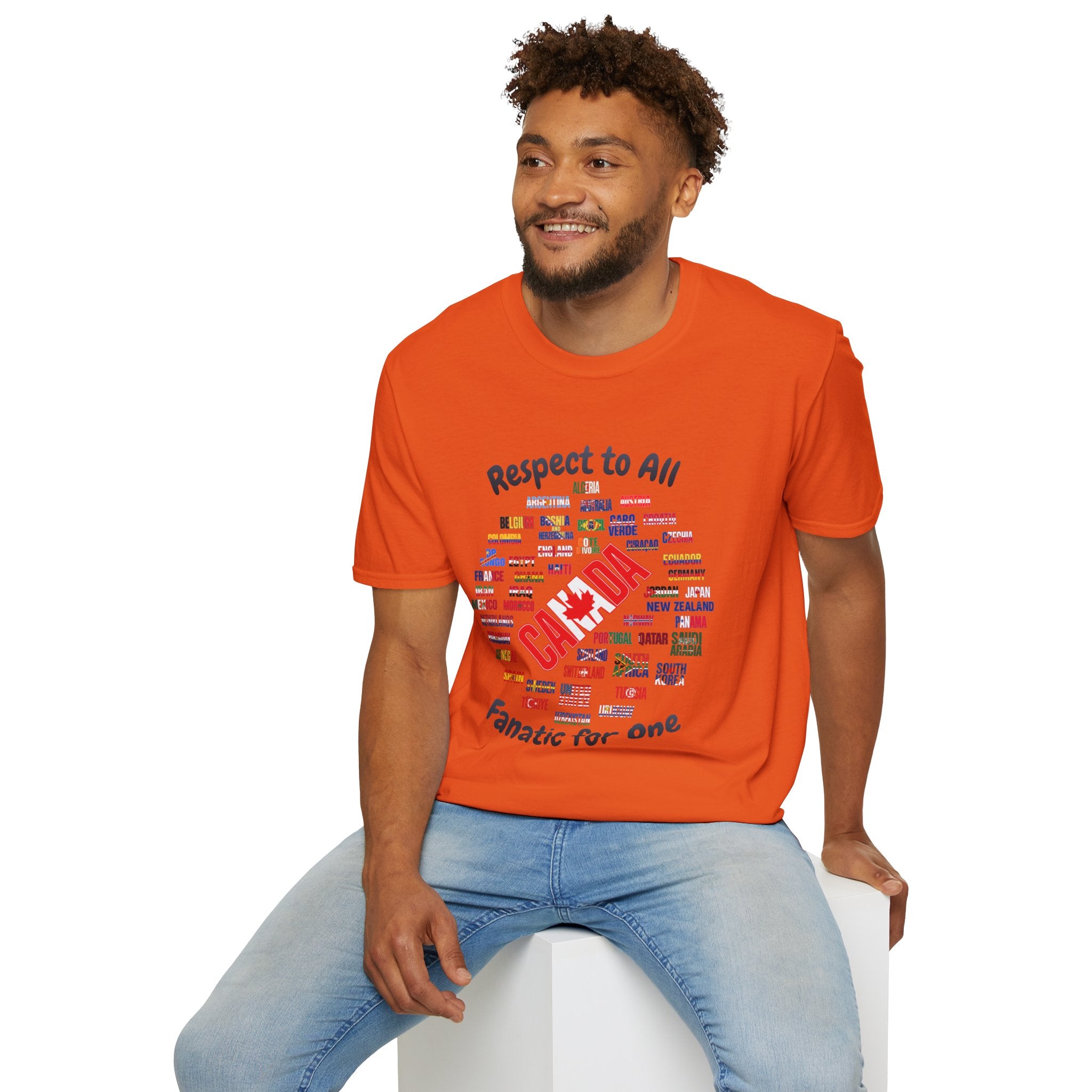 Canada Fan Soccer Tee | Dark Text | Lightweight