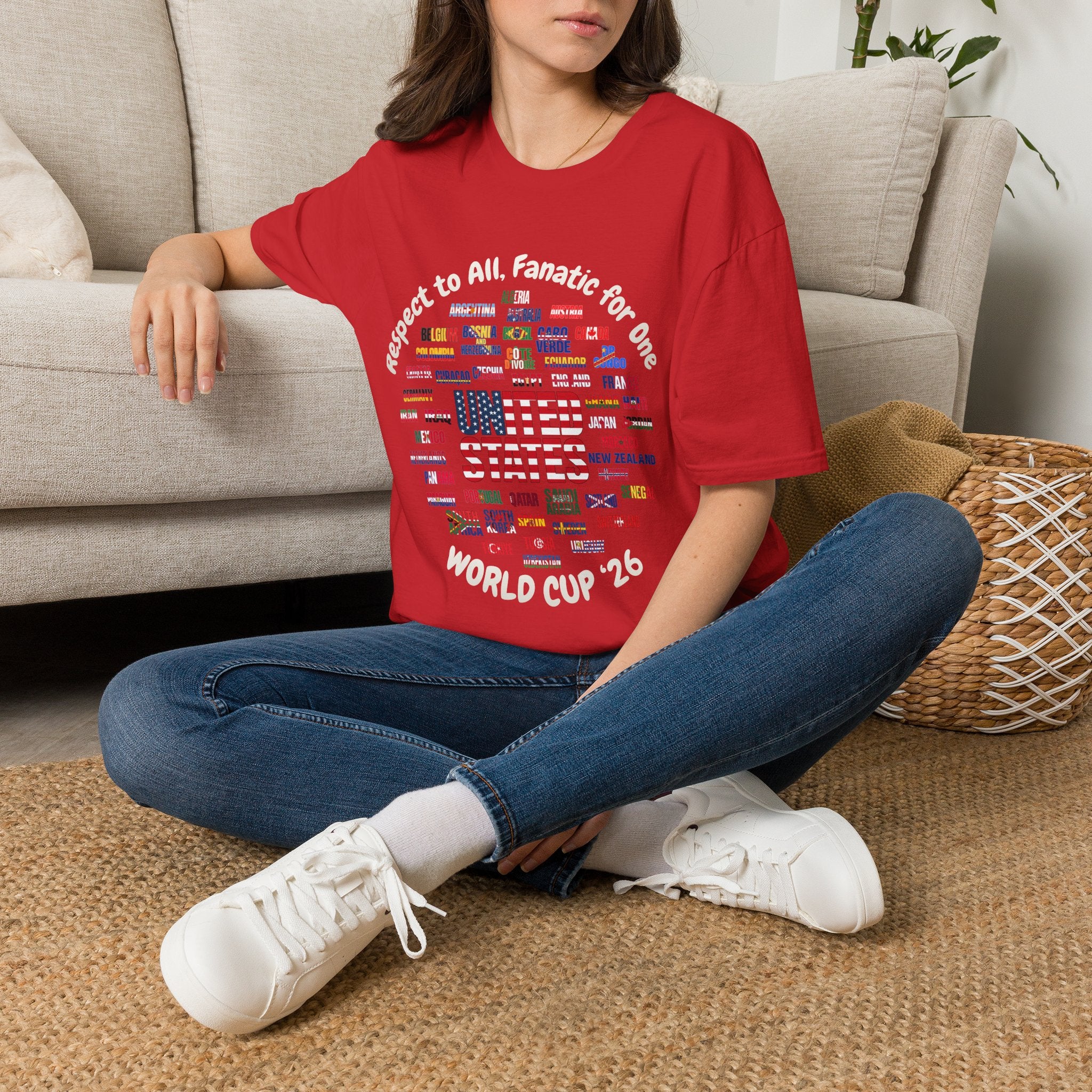 World Cup '26 | USA Fan | White Text | Lightweight