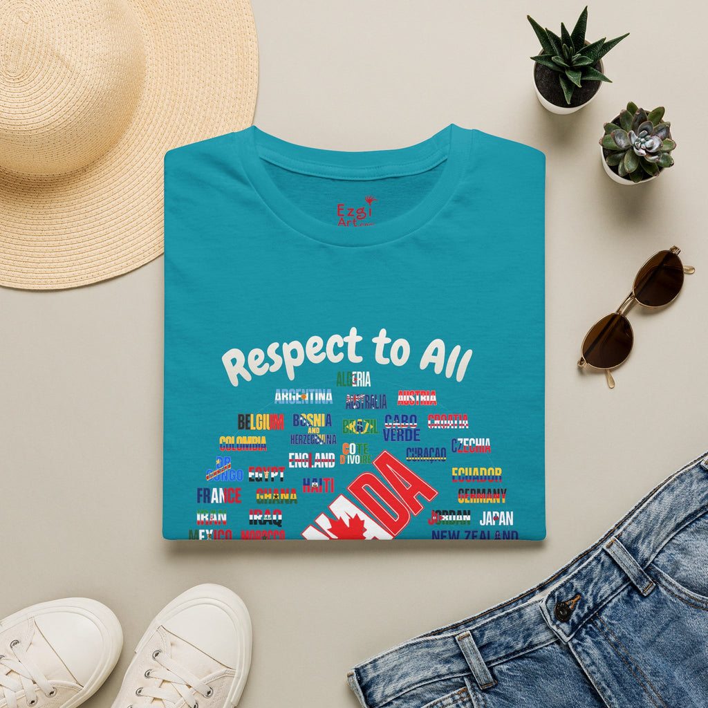 Canada Fan Soccer Tee | White Text | Lightweight