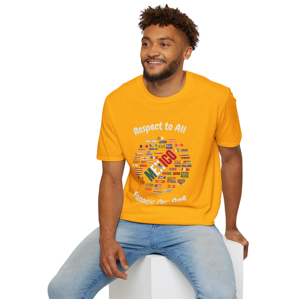 Mexico Fan Soccer Tee | White Text | Lightweight