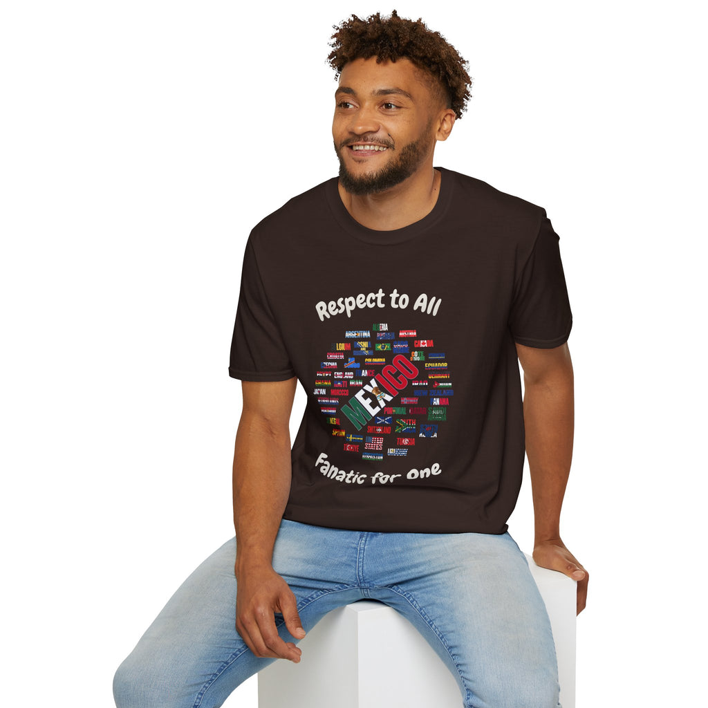 Mexico Fan Soccer Tee | White Text | Lightweight