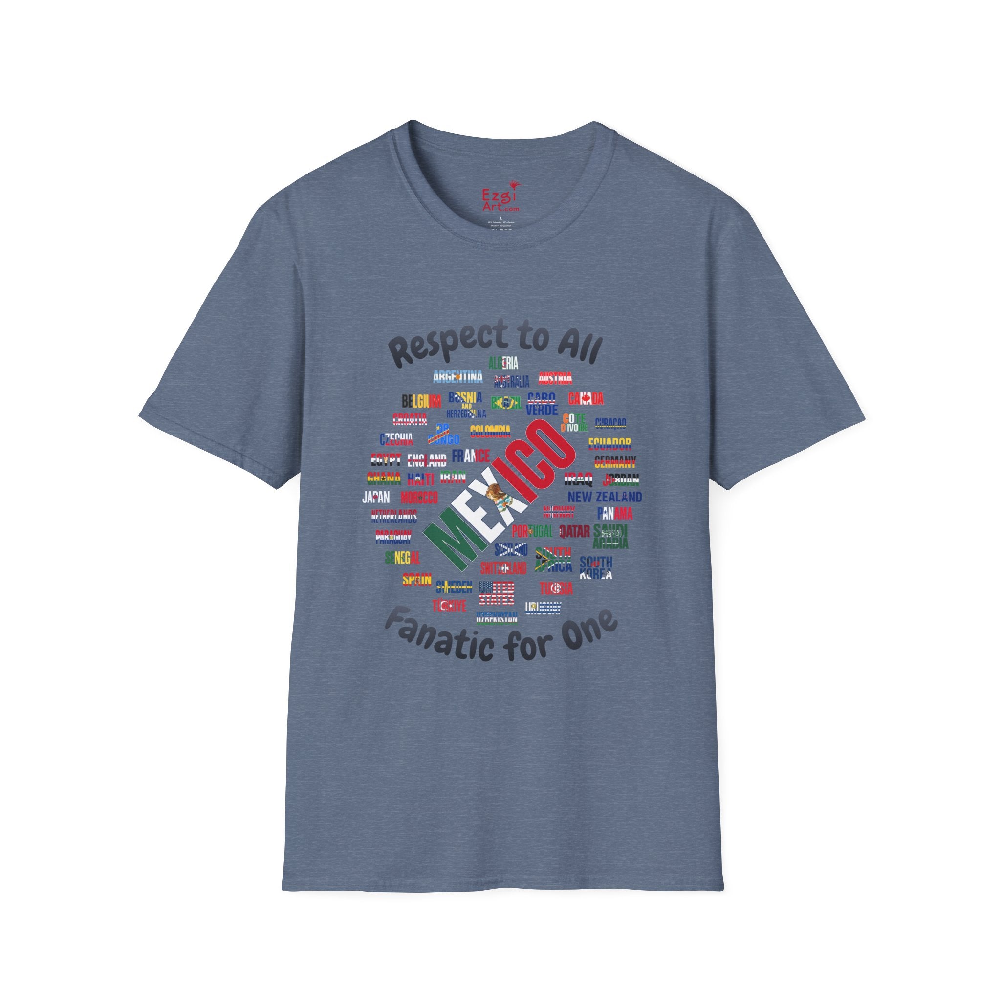 Mexico Fan Soccer Tee | Dark Text | Lightweight