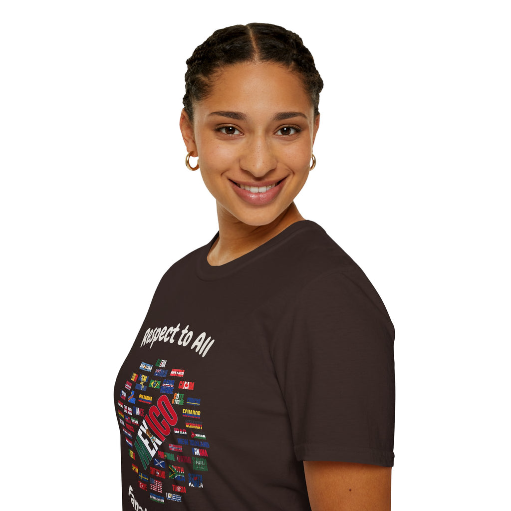 Mexico Fan Soccer Tee | White Text | Lightweight