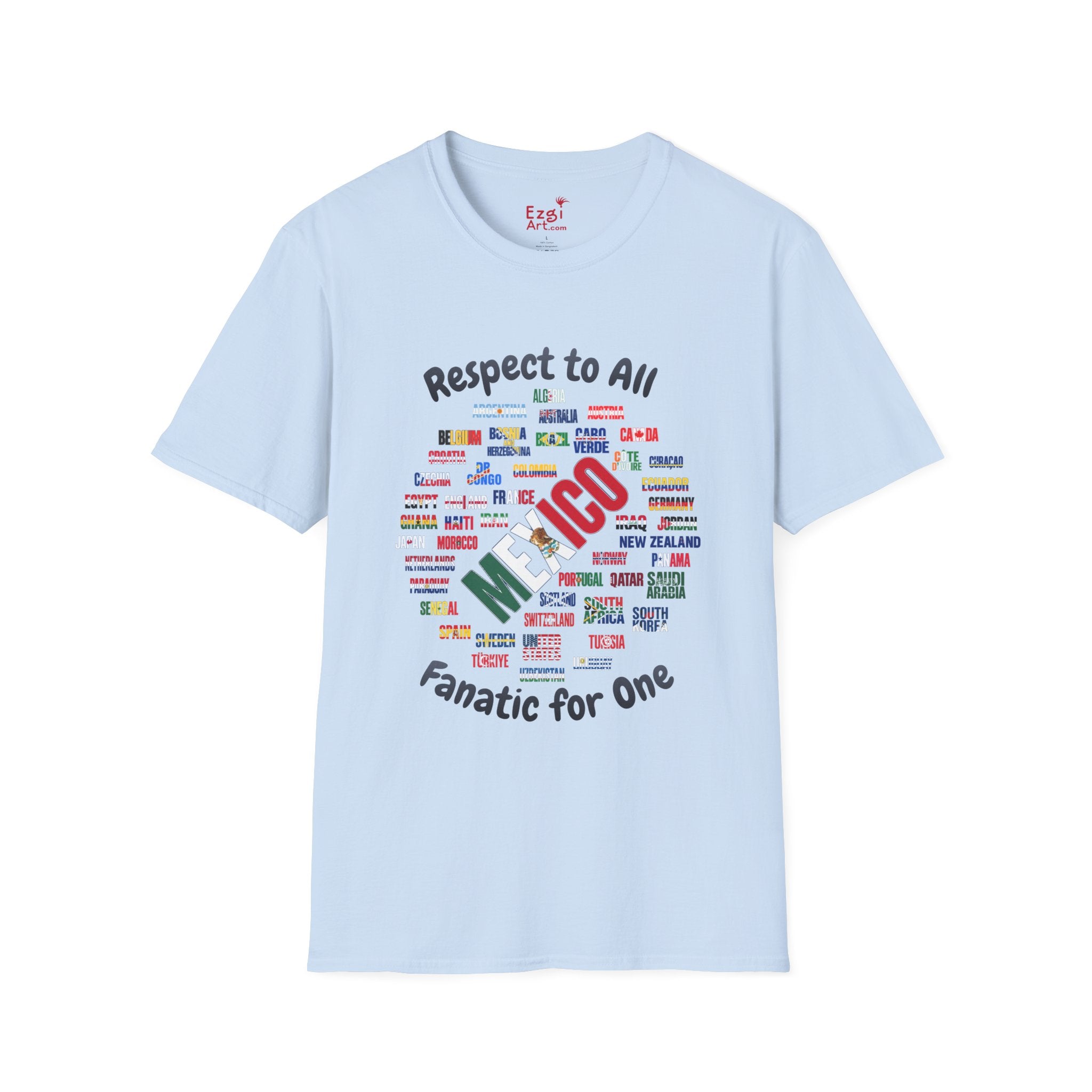 Mexico Fan Soccer Tee | Dark Text | Lightweight