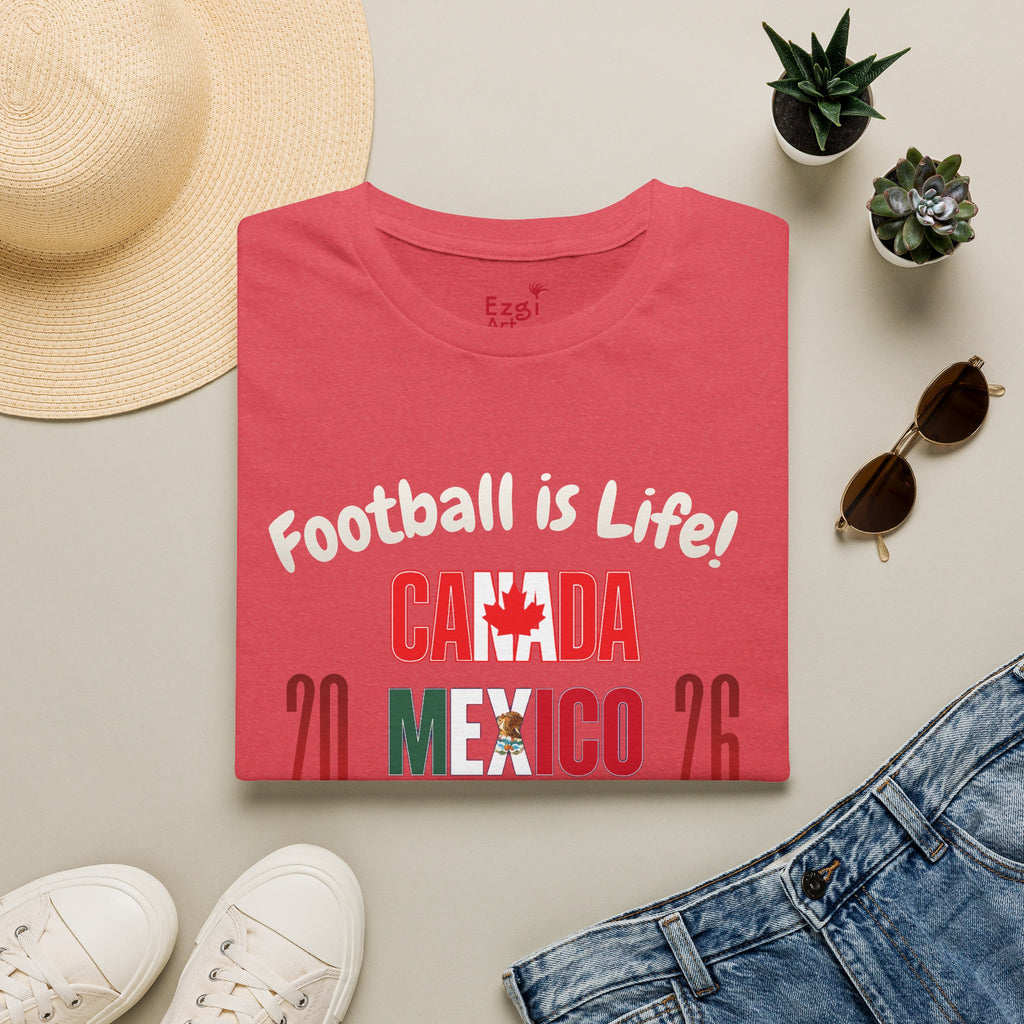 Canada Mexico USA 2026 World Cup | Heaven | White Text | Lightweight