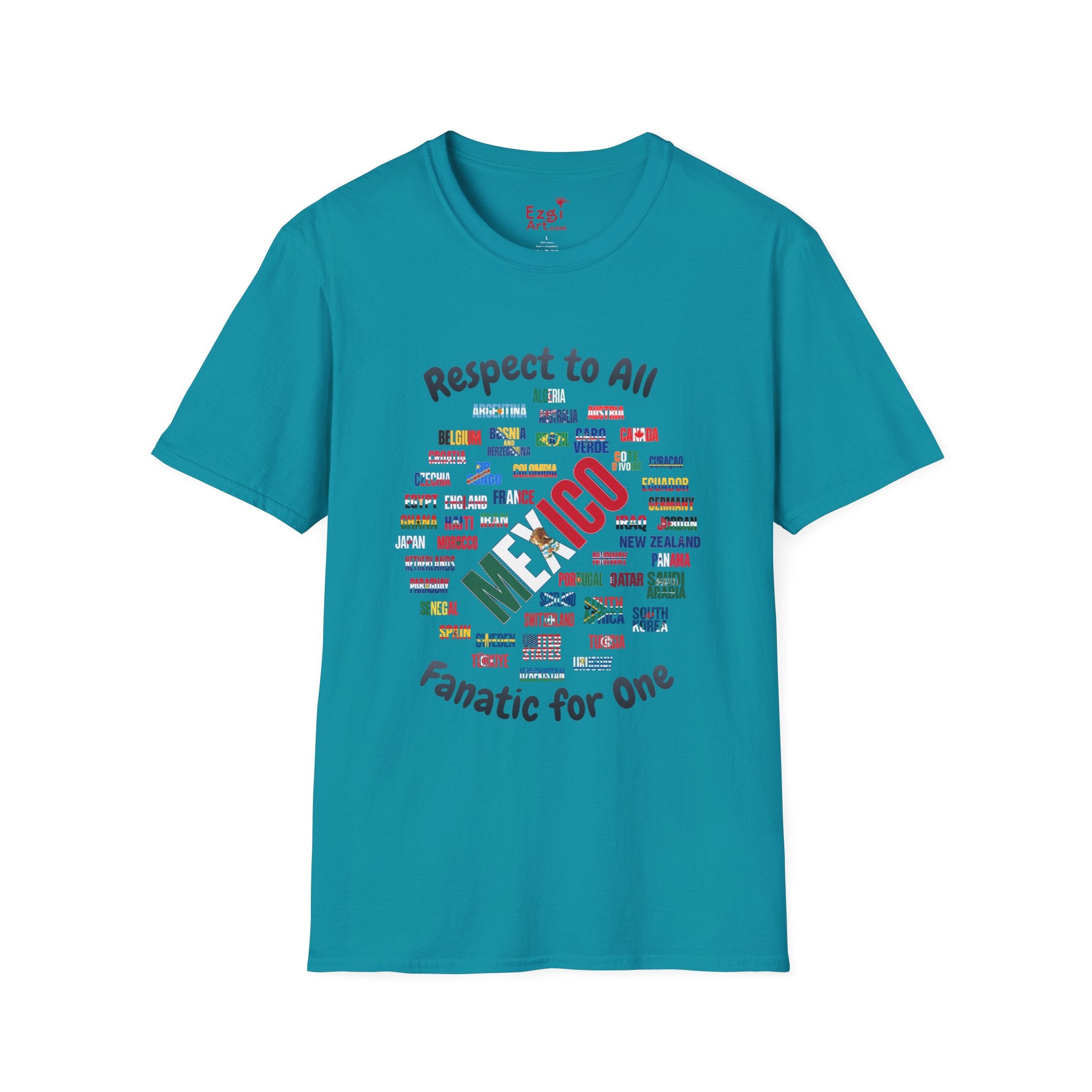 Mexico Fan Soccer Tee | Dark Text | Lightweight