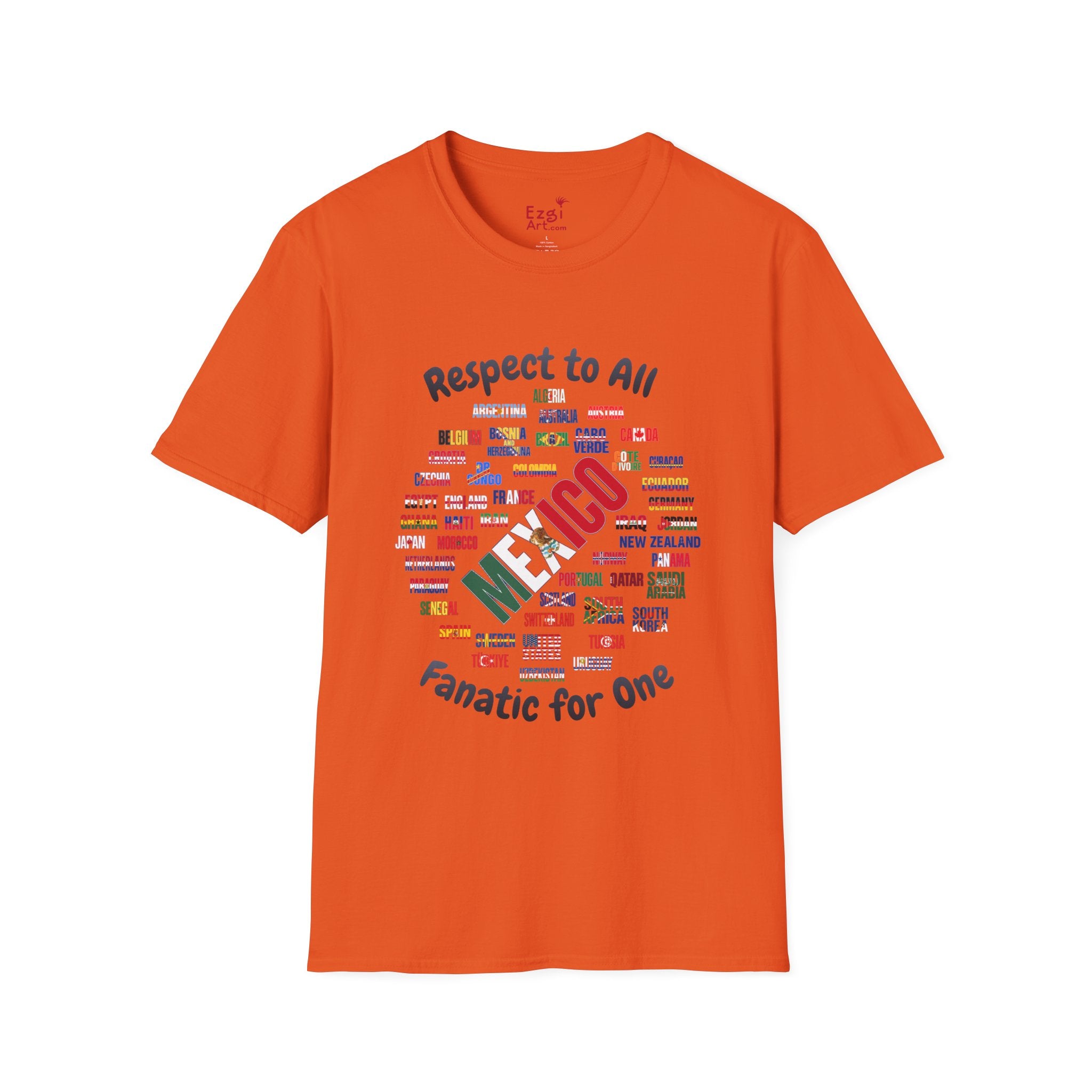 Mexico Fan Soccer Tee | Dark Text | Lightweight