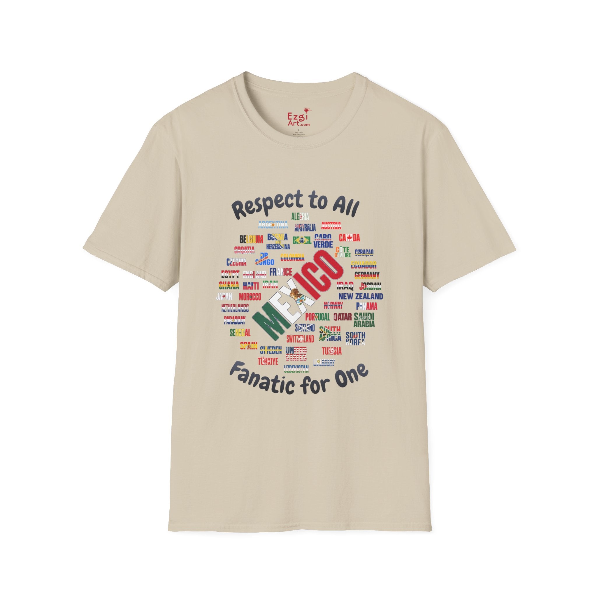 Mexico Fan Soccer Tee | Dark Text | Lightweight