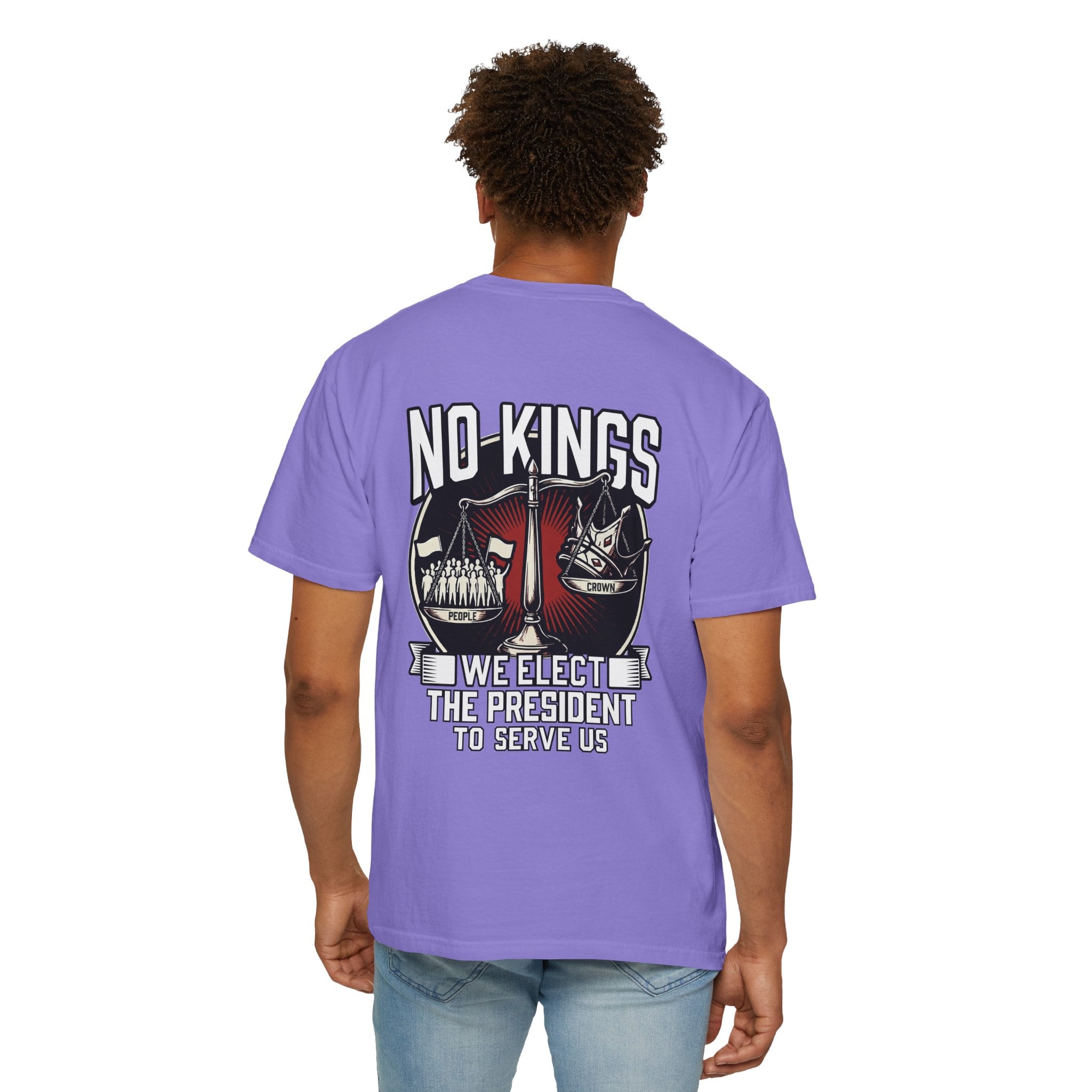 No Kings (Front & Back Printed) —  Protest Graphic Tee