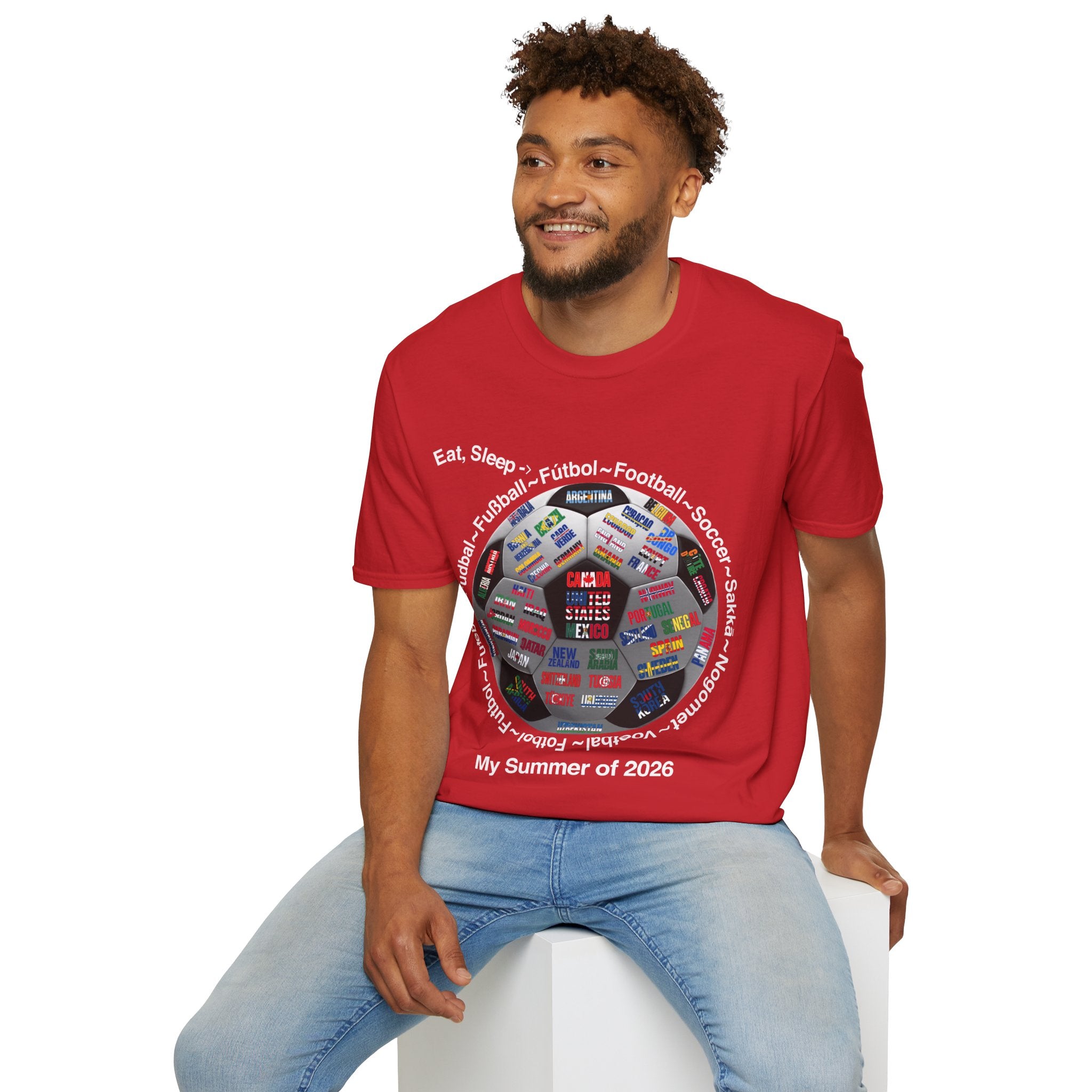 Soccer World Cup | “Eat, Sleep, Football, My Summer 2026" | White or Black Text | Lightweight