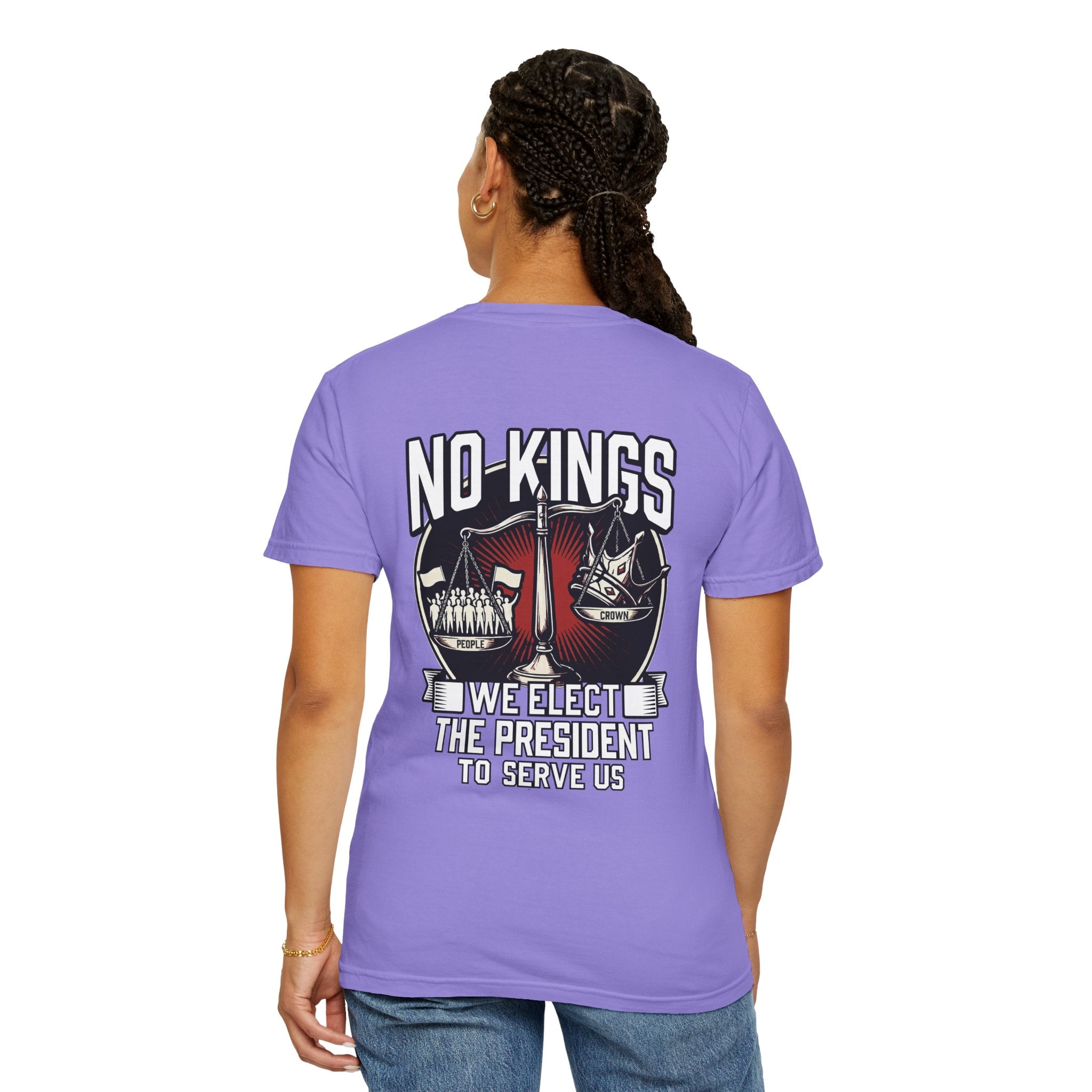 No Kings (Front & Back Printed) —  Protest Graphic Tee