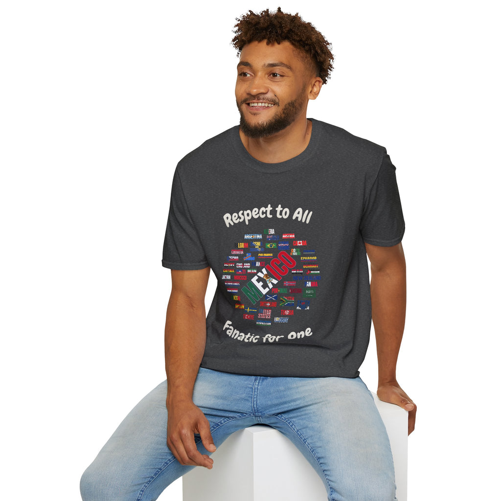 Mexico Fan Soccer Tee | White Text | Lightweight