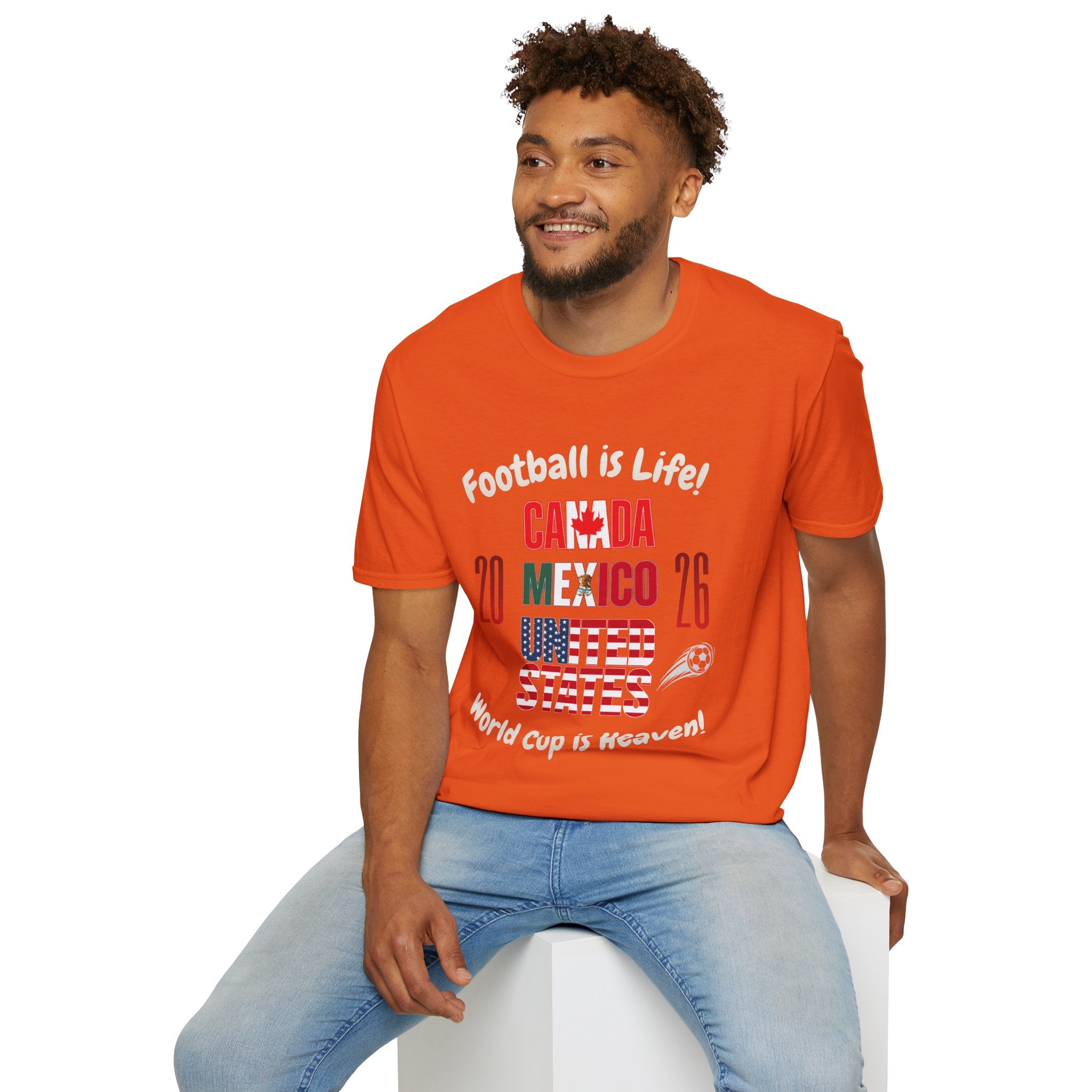 Canada Mexico USA 2026 World Cup | Heaven | White Text | Lightweight