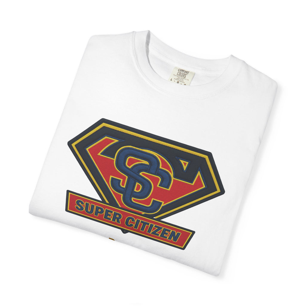 Super Citizen Graphic T-Shirt — "Pays so many taxes" (Yellow text) - A protest tee for everyday people. Regular citizens pay taxes at every step of life—income, purchases, property—while the burden...