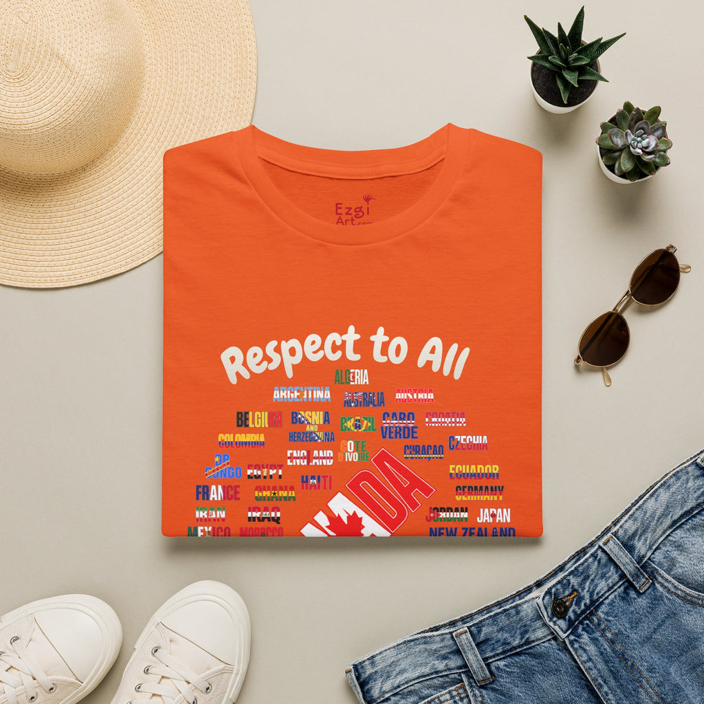 Canada Fan Soccer Tee | White Text | Lightweight