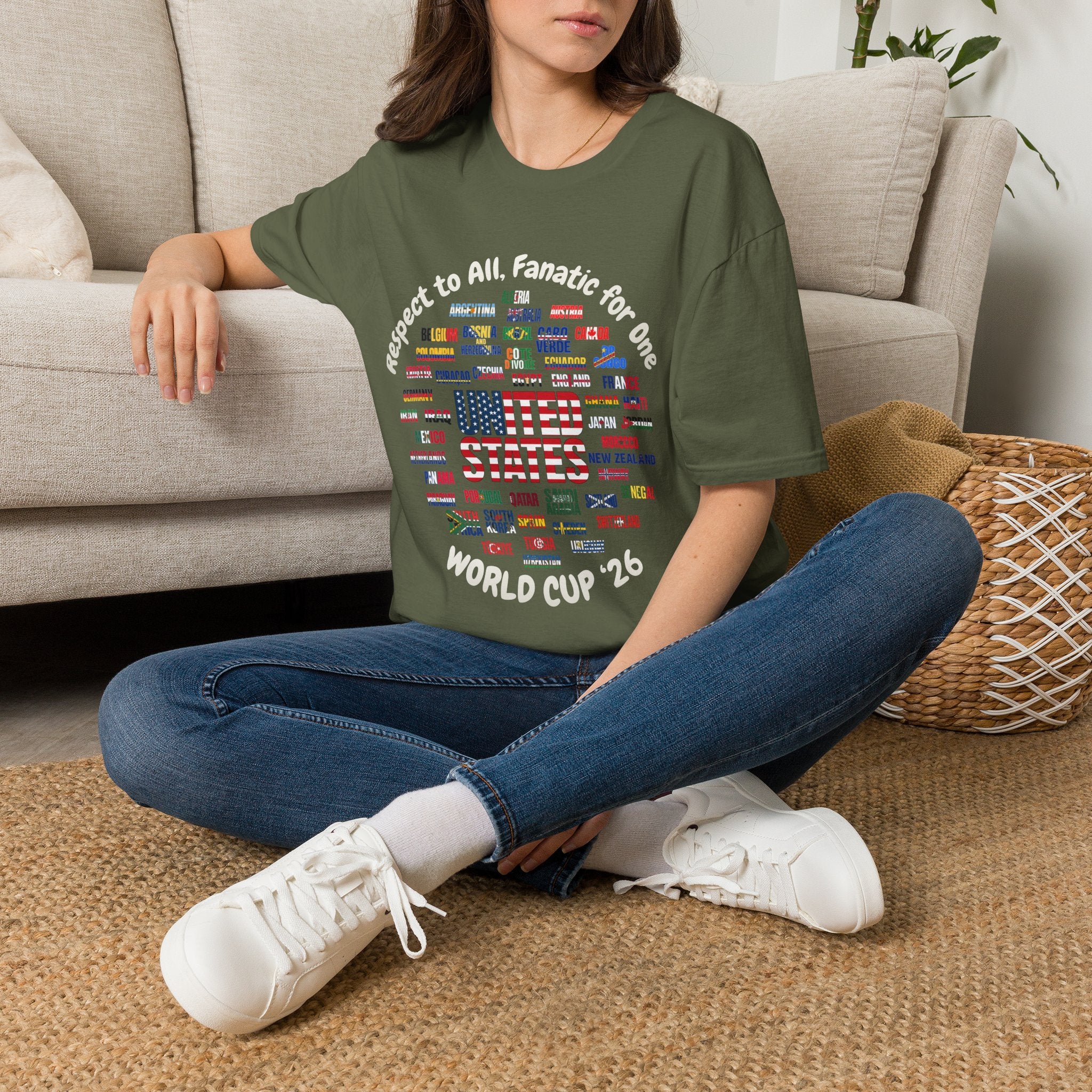 World Cup '26 | USA Fan | White Text | Lightweight