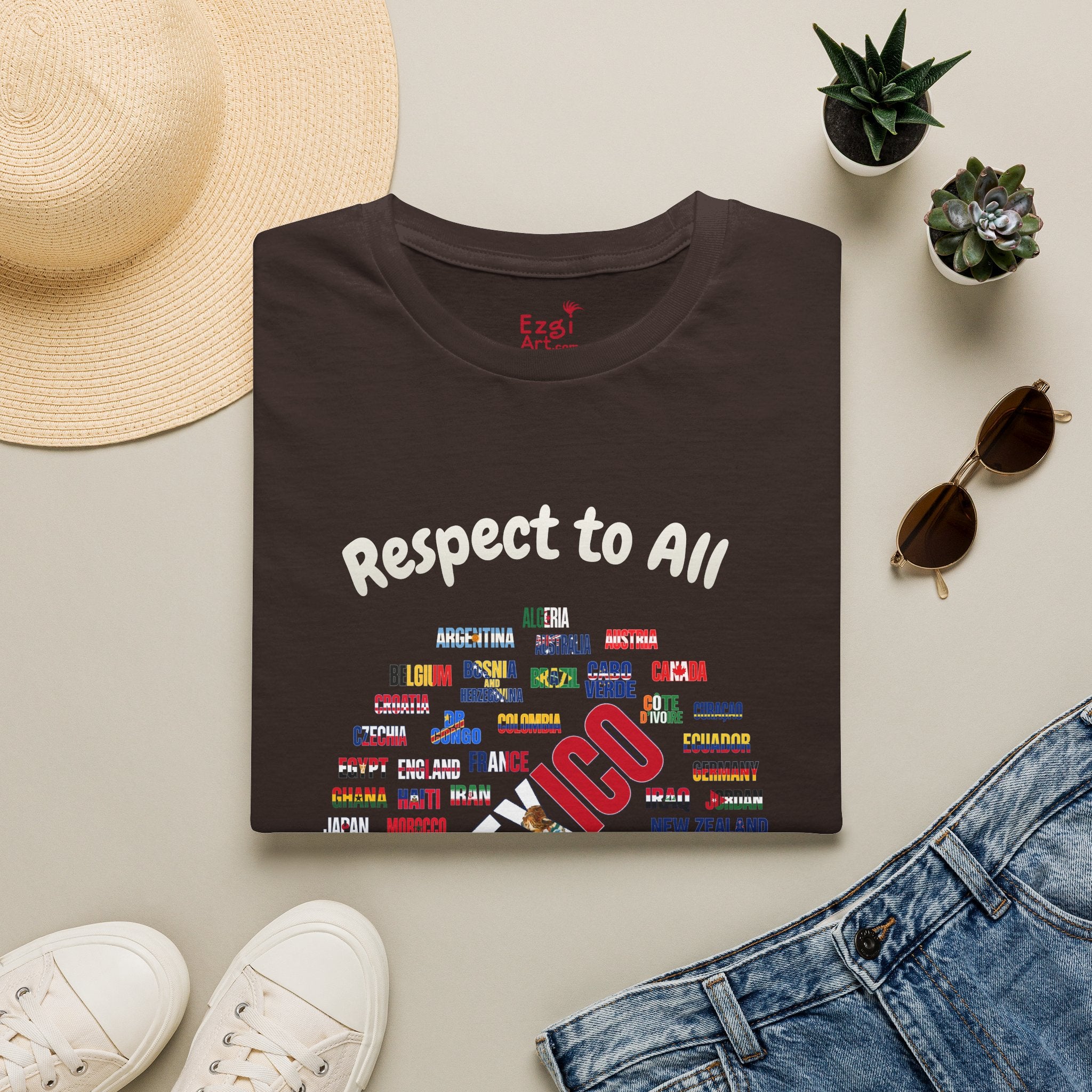 Mexico Fan Soccer Tee | White Text | Lightweight