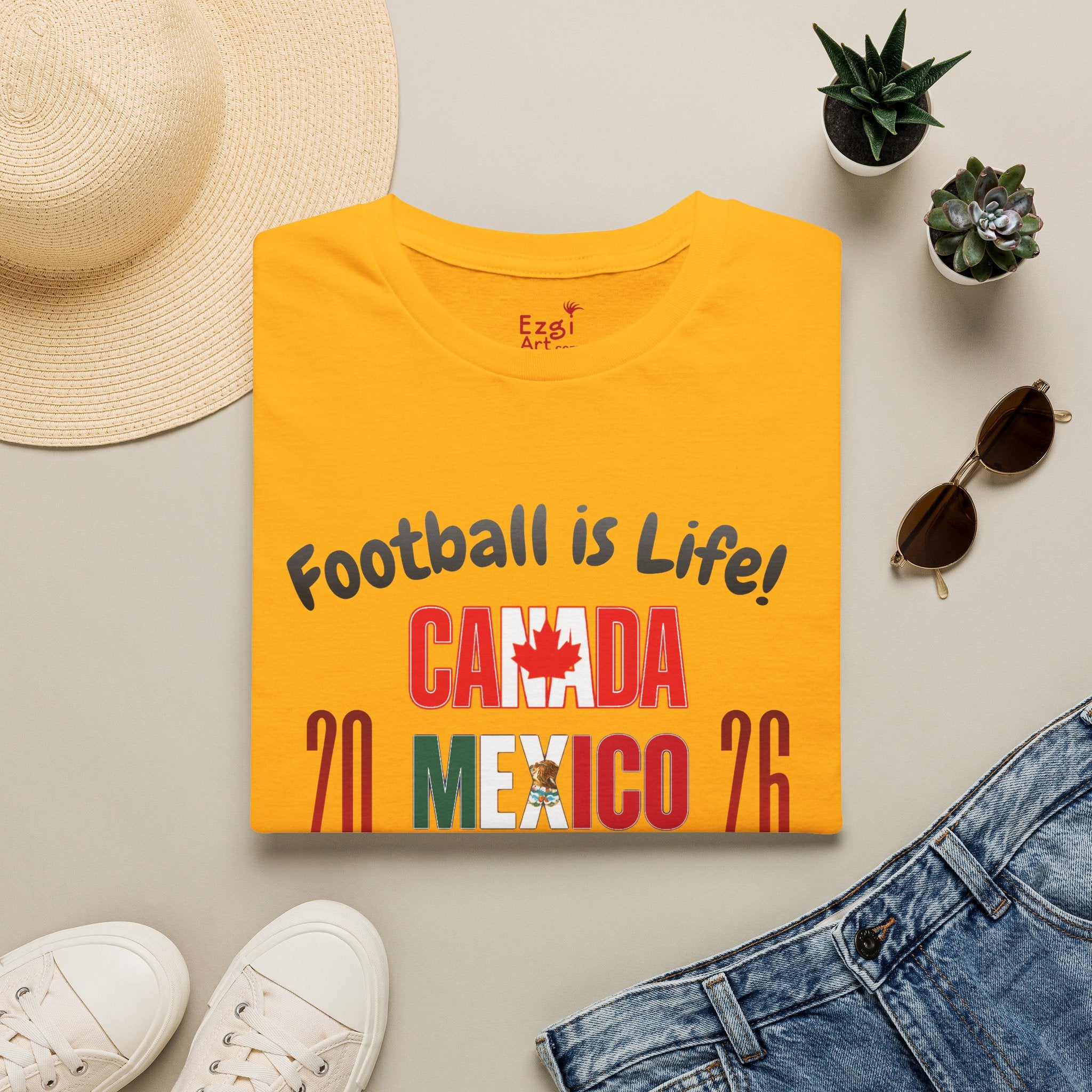 Canada Mexico USA 2026 World Cup | Heaven | Dark Text | Lightweight
