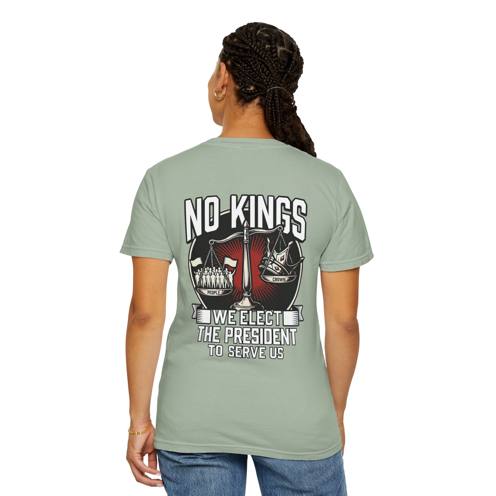 No Kings (Front & Back Printed) —  Protest Graphic Tee