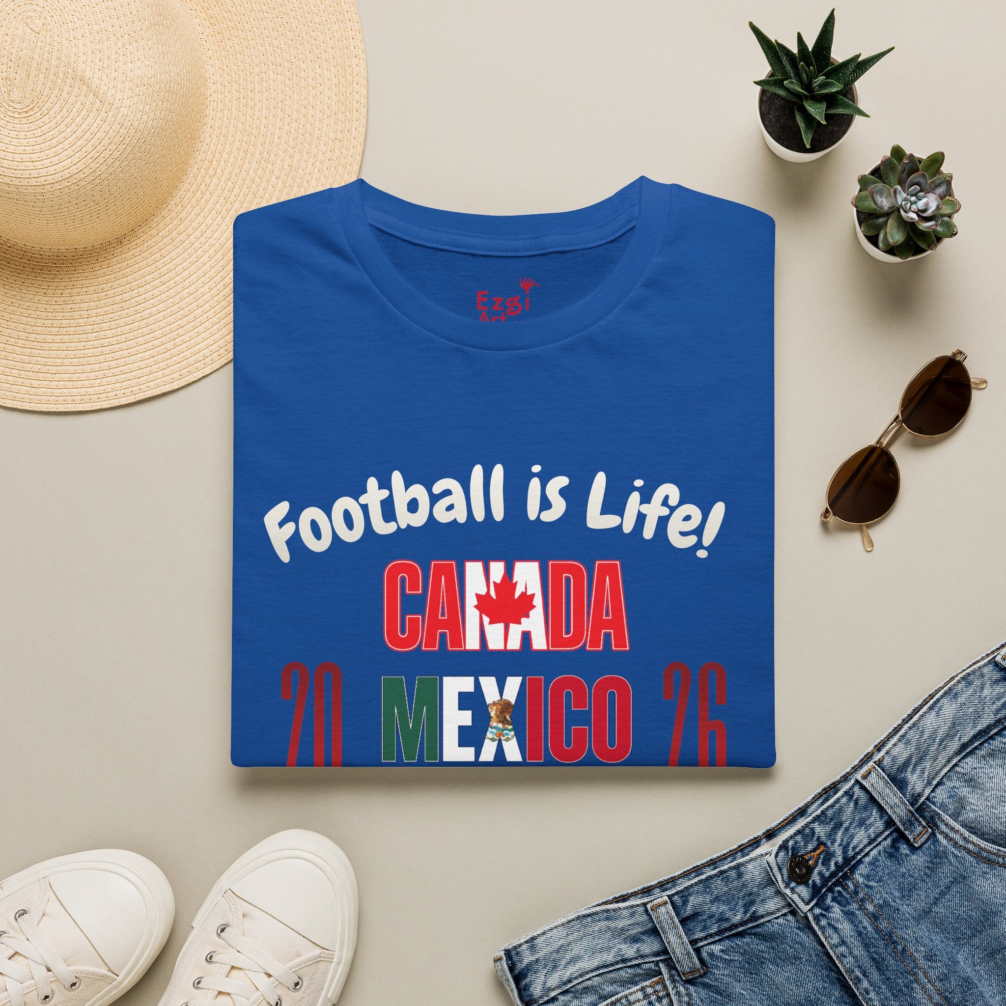 Canada Mexico USA 2026 World Cup | Heaven | White Text | Lightweight